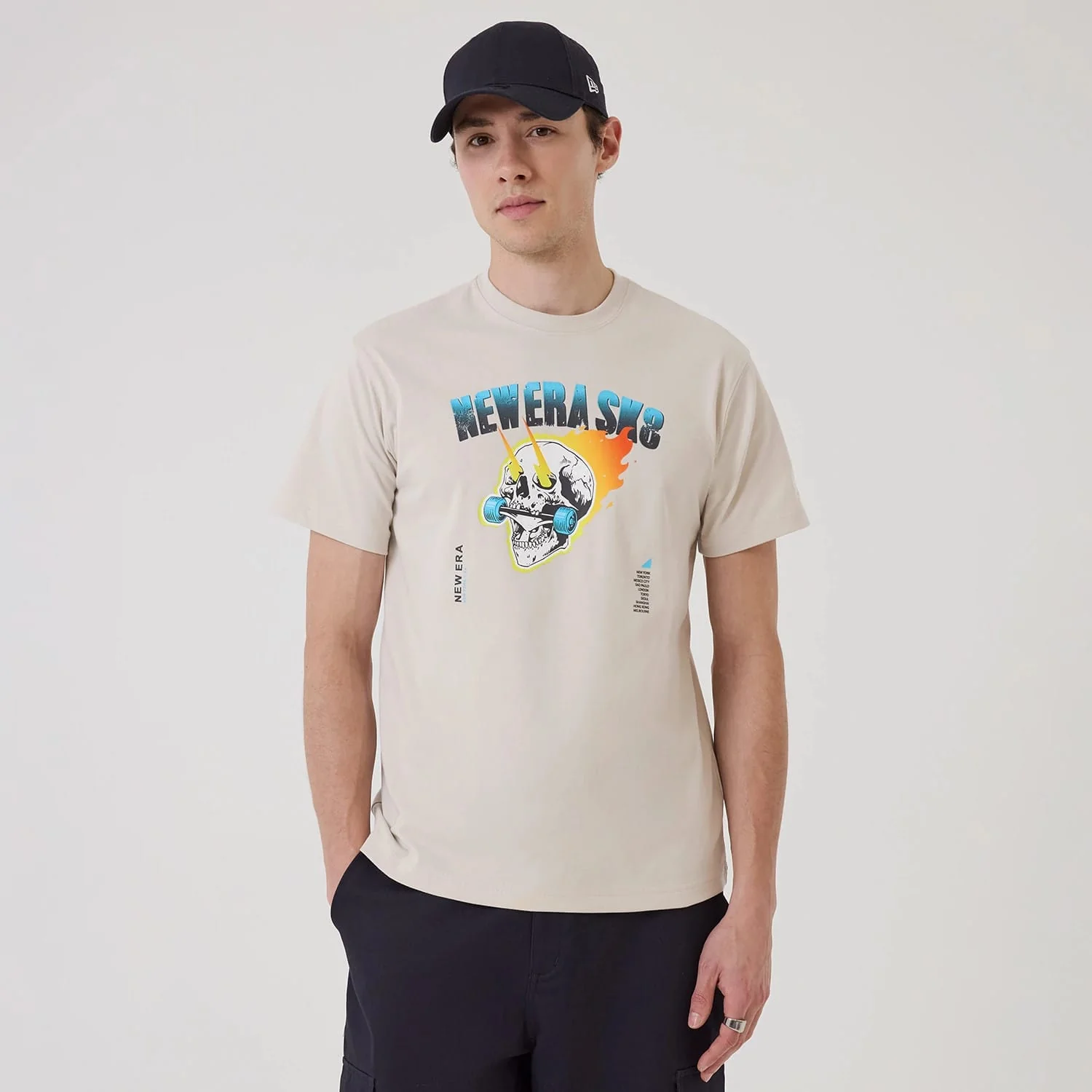 New Era SK8 Graphic Cream T-Shirt