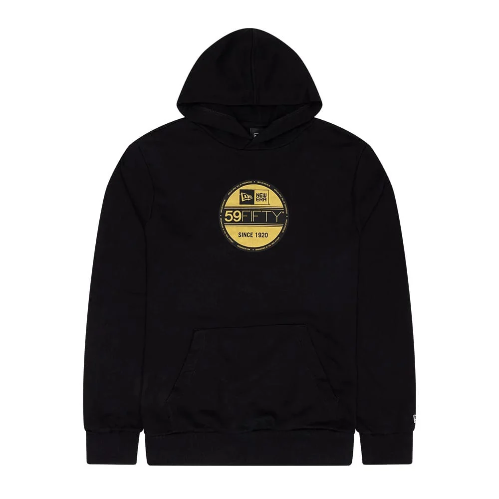 New Era Sticker Graphic Black Pullover Hoodie