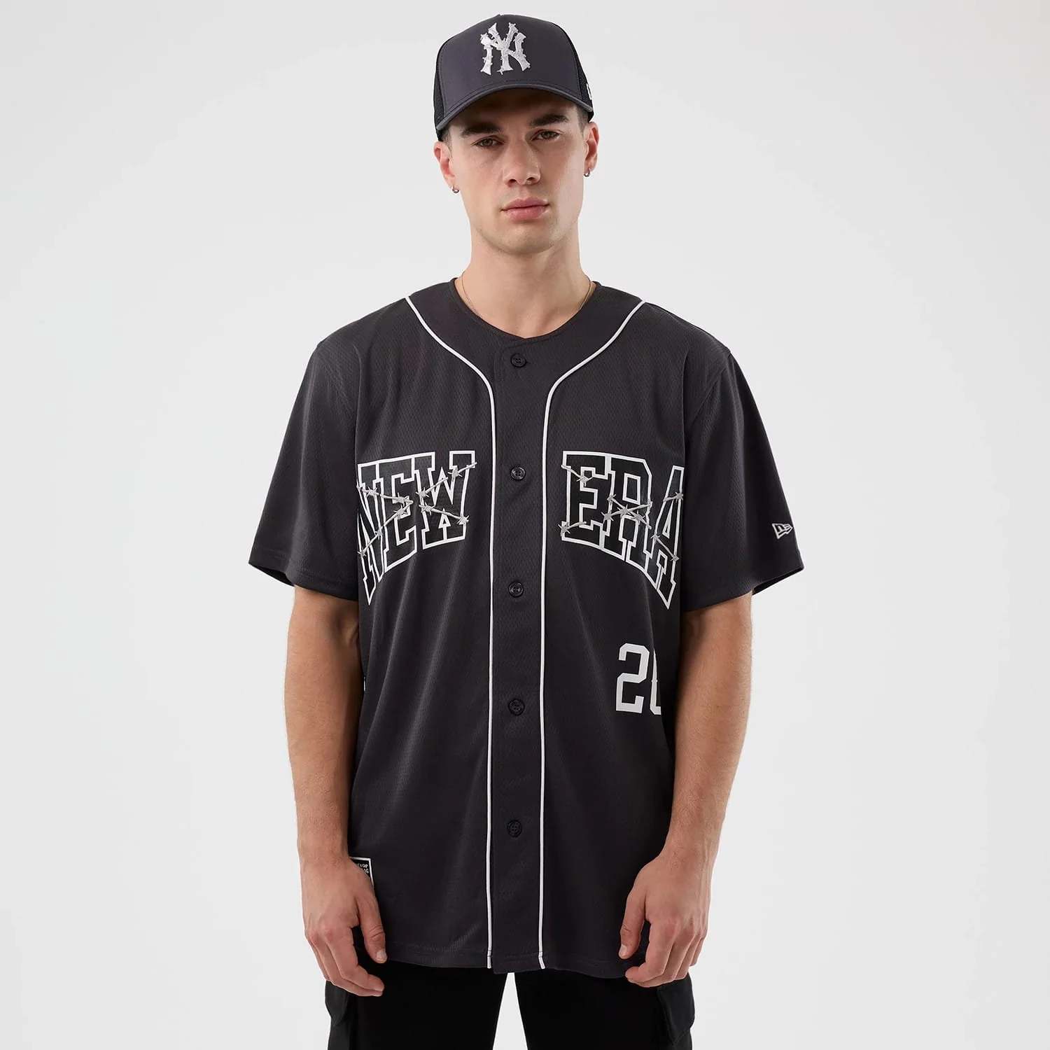 New Era Street Graphic Dark Grey Jersey