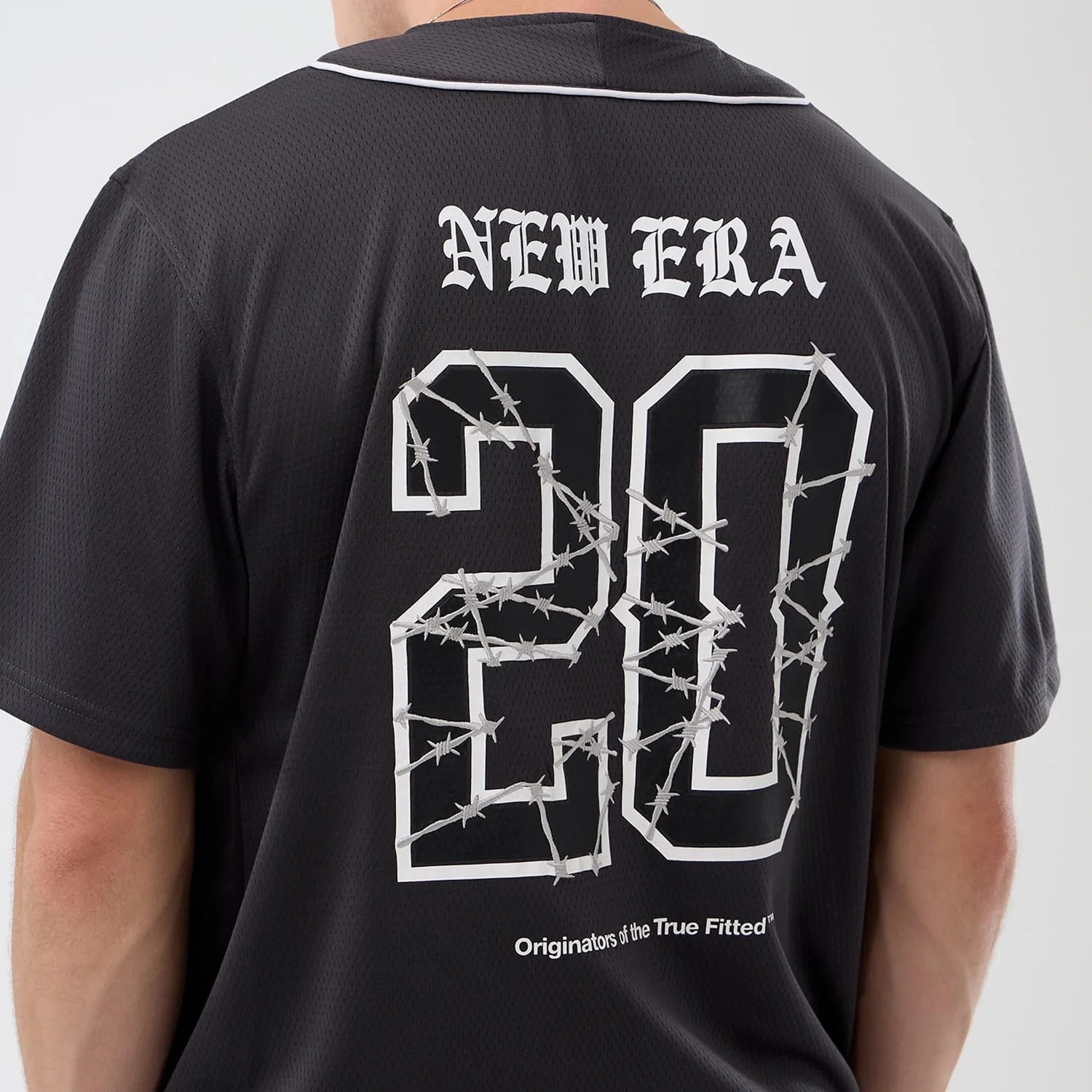 New Era Street Graphic Dark Grey Jersey - Image 6