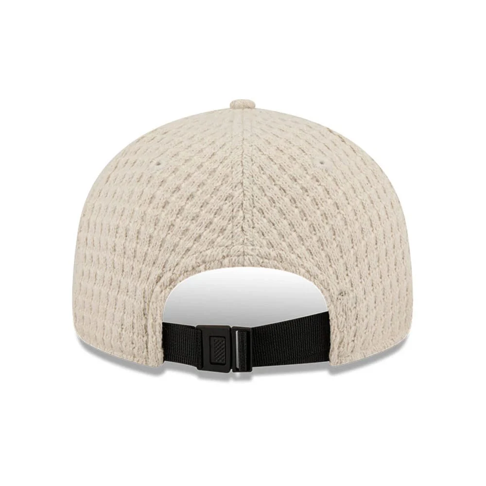 New Era Waffle Knit Light Beige Retro Crown 9FIFTY Adjustable Cap - Image 5