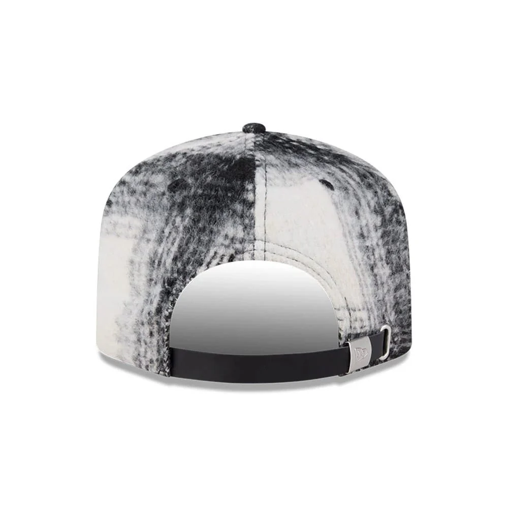 New Era White & Black Plaid 19TWENTY Adjustable Cap - Image 2