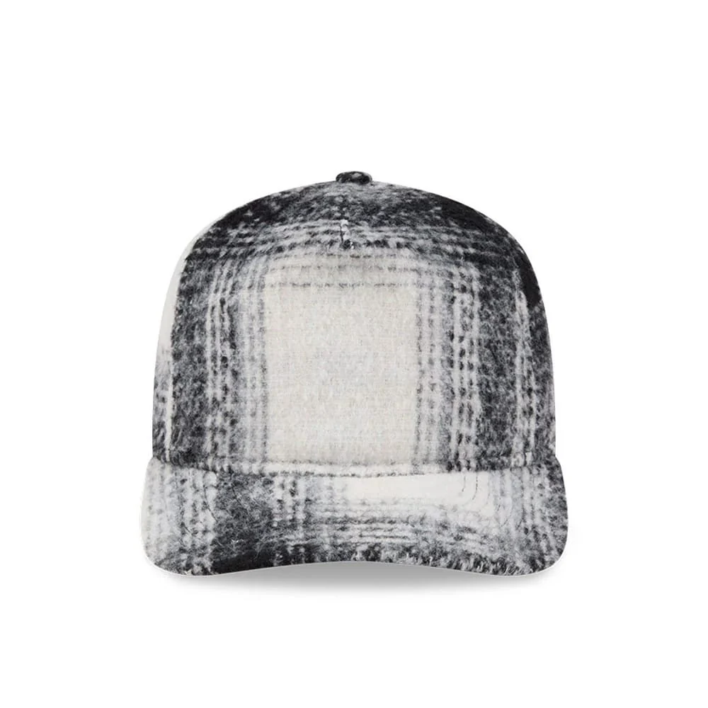 New Era White & Black Plaid 19TWENTY Adjustable Cap - Image 4