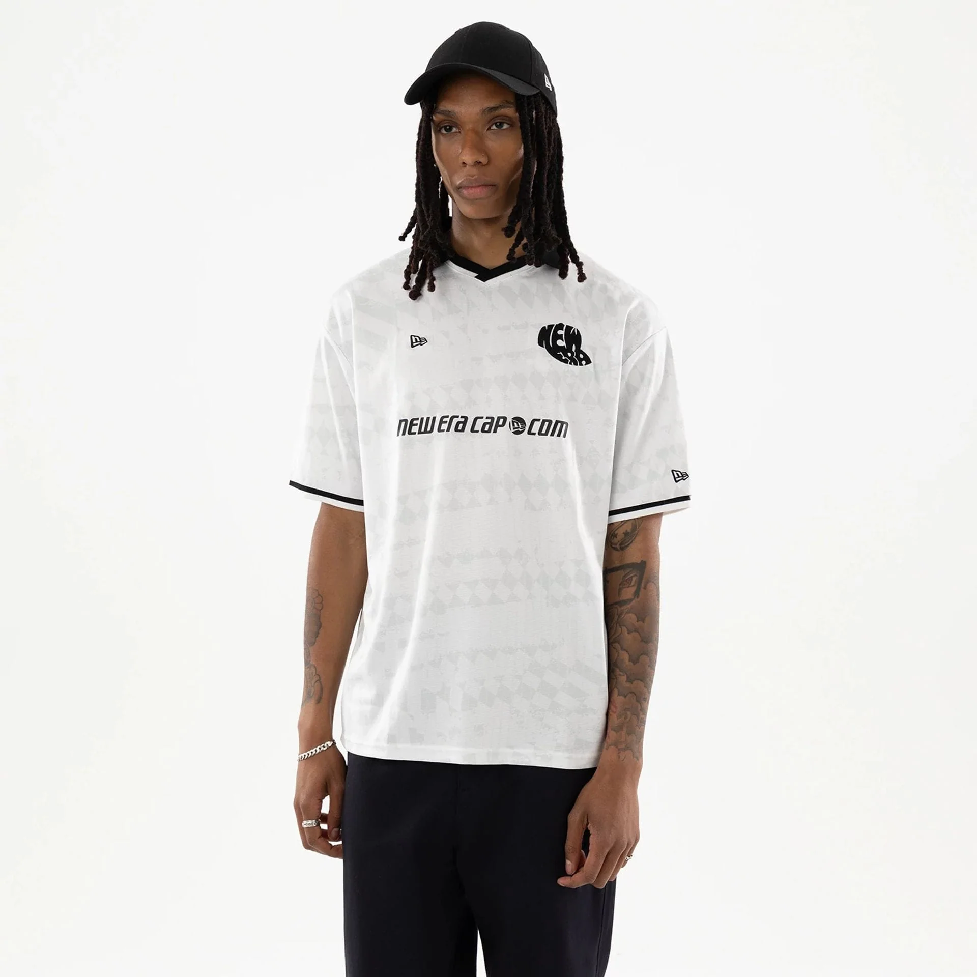 New Era White Soccer Jersey