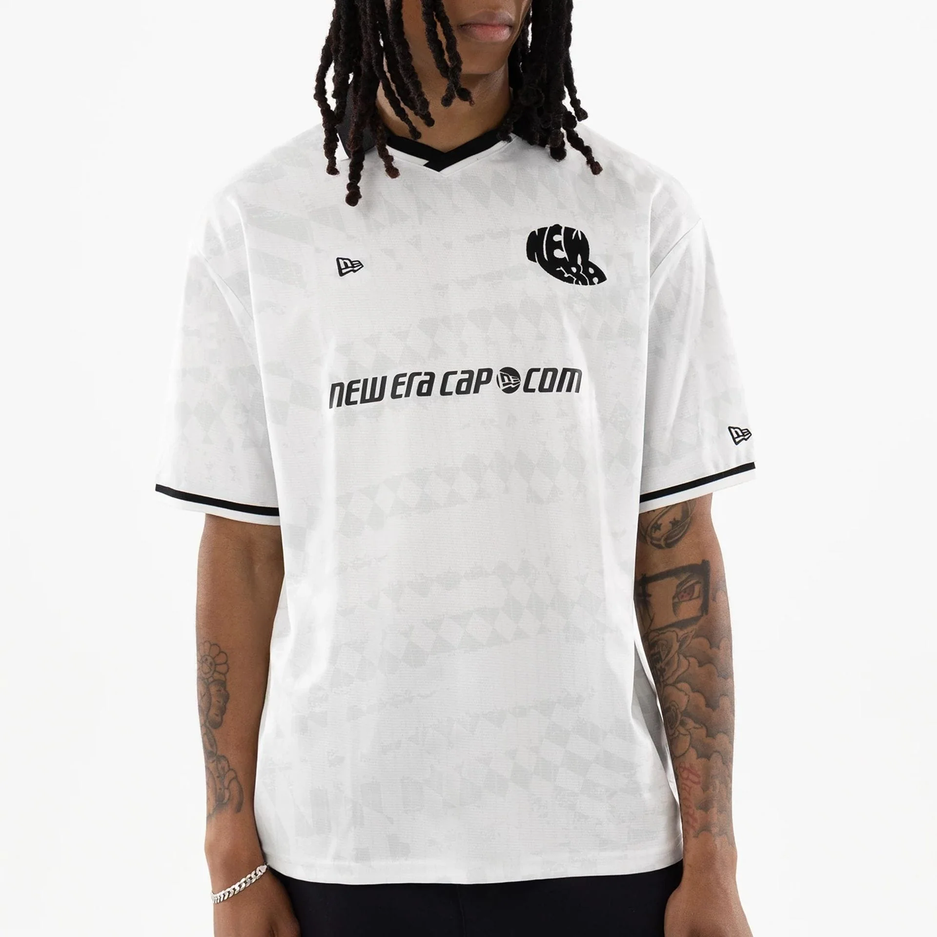 New Era White Soccer Jersey - Image 3