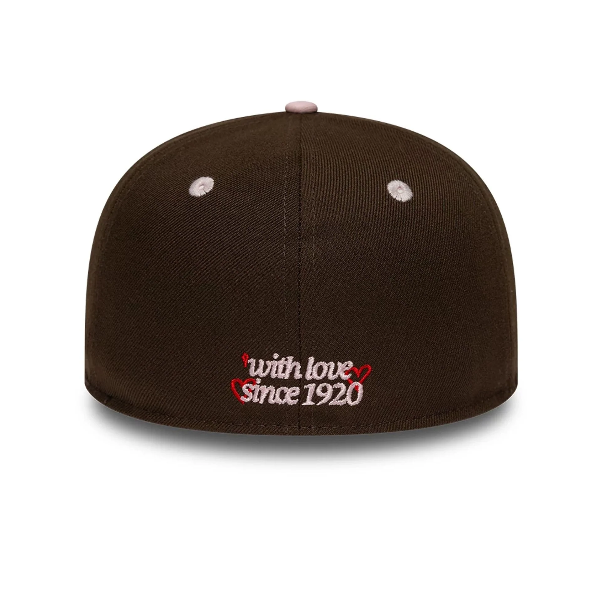 New Era With Love Dark Brown 59FIFTY Fitted Cap - Image 2