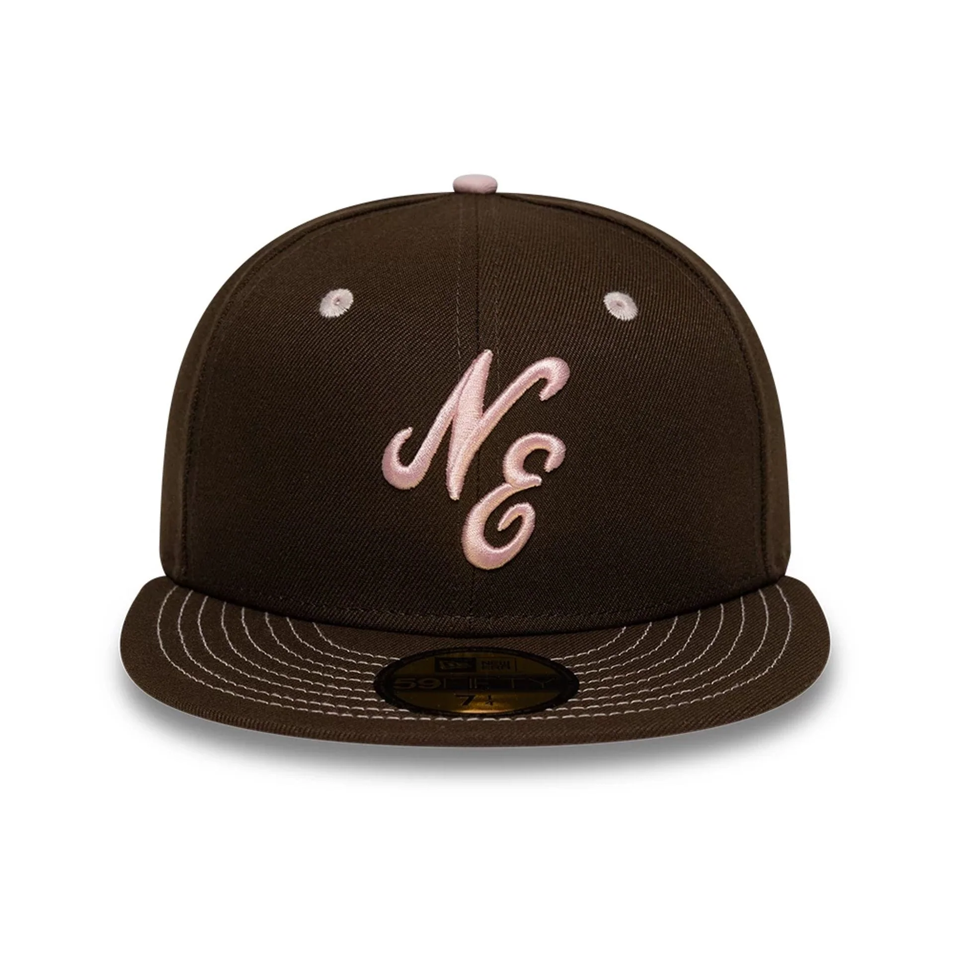 New Era With Love Dark Brown 59FIFTY Fitted Cap - Image 3