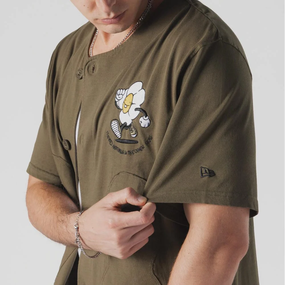 New Era x Rodrigo Roji Flower Green Jersey - Image 3