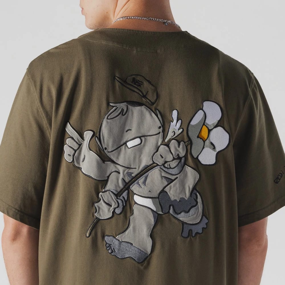 New Era x Rodrigo Roji Flower Green Jersey - Image 6