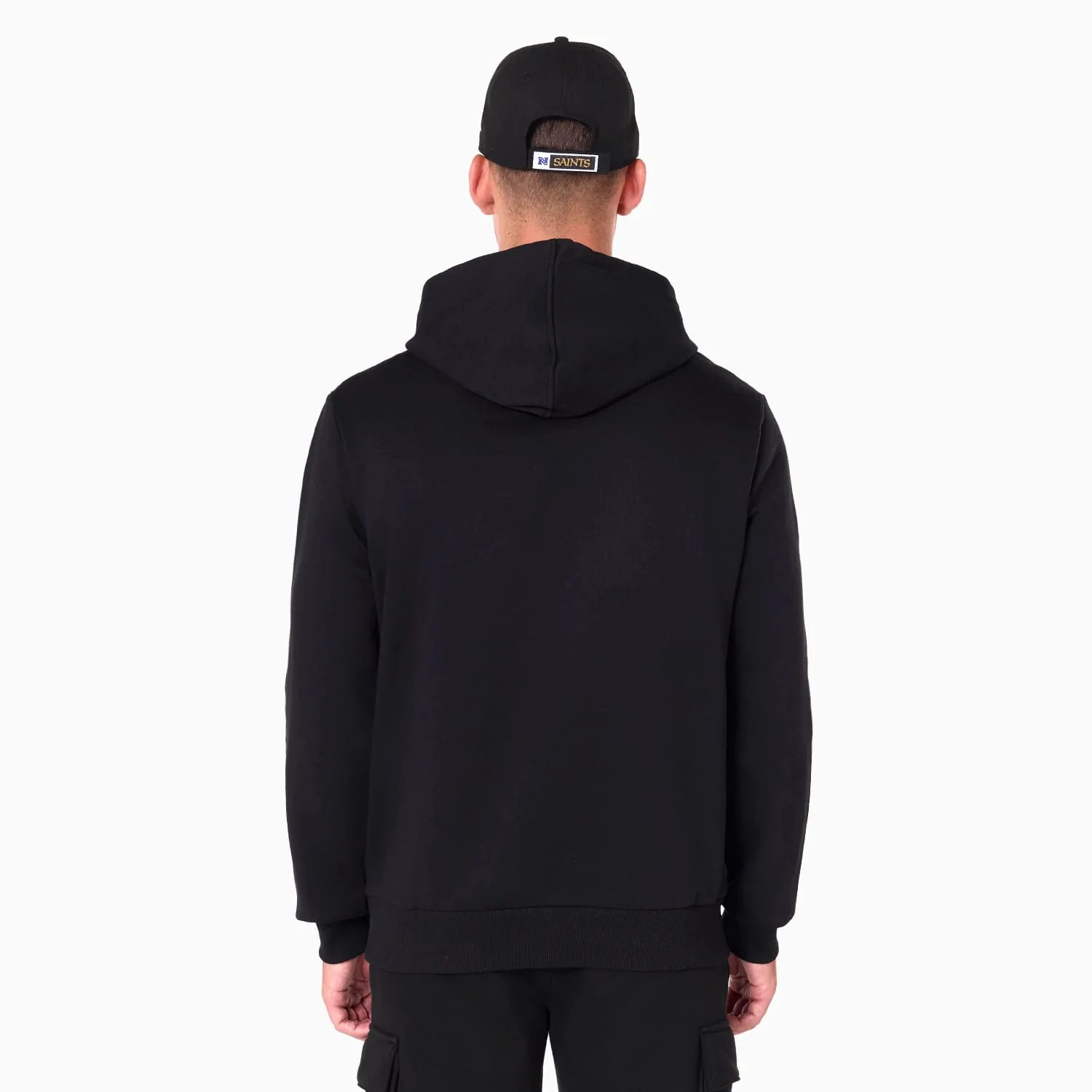 New Orleans Saints NFL Black Pullover Hoodie - Image 7