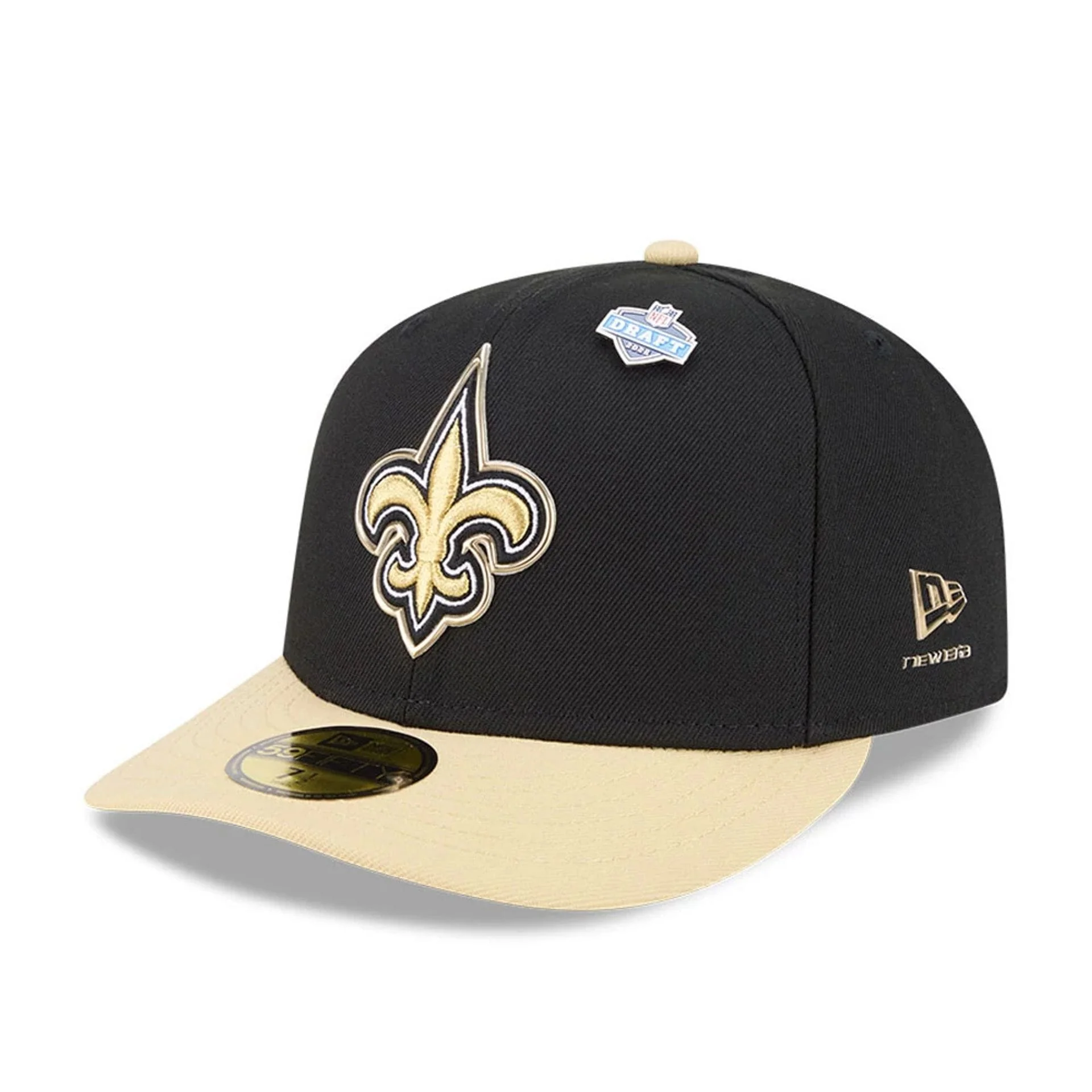 New Orleans Saints NFL Draft 2026 Black 59FIFTY Fitted Cap