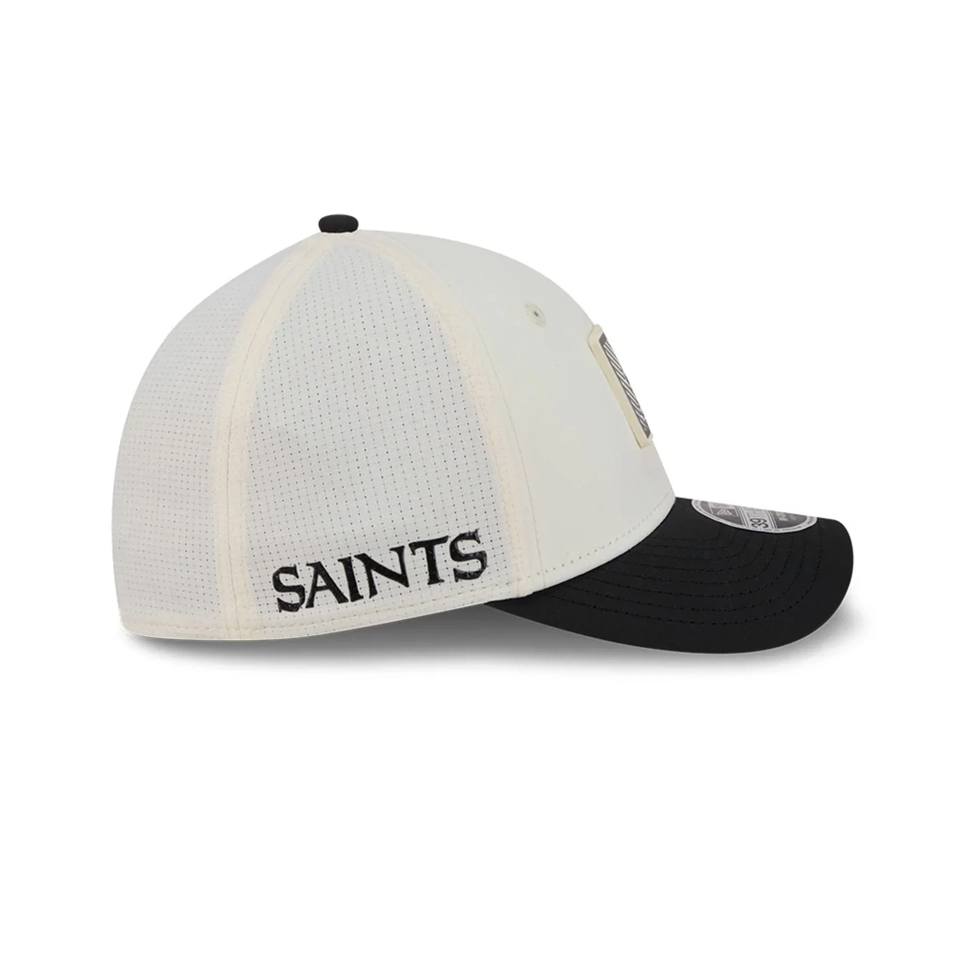 New Orleans Saints NFL Training 2026 White 39THIRTY M-Crown Stretch Fit Cap - Image 4