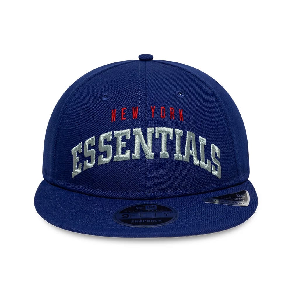 New York Giants Fear Of God x NFL Dark Blue Retro Crown 9FIFTY Adjustable Cap - Image 4