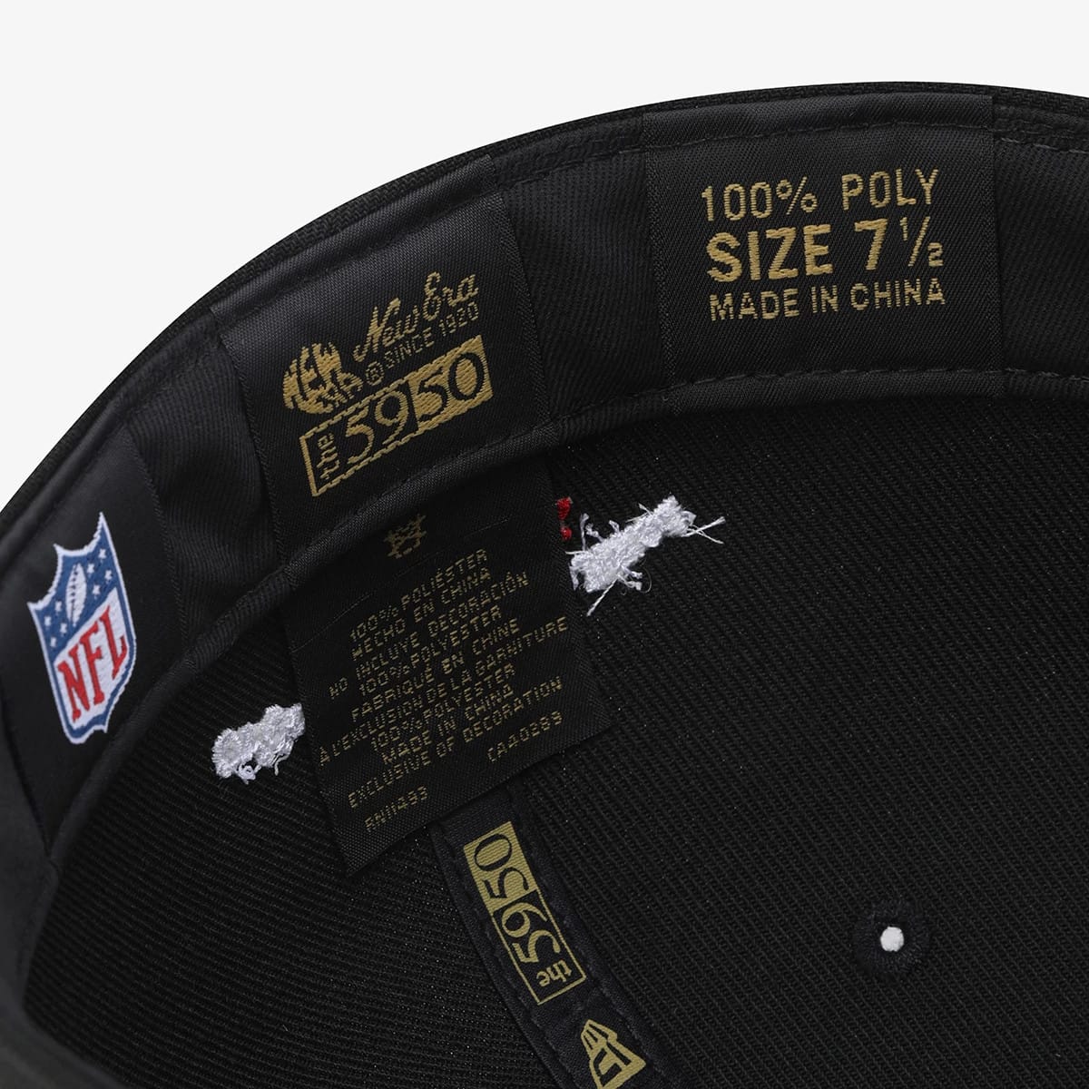 New York Giants NFL 59FIFTY Day Black 59FIFTY Fitted Cap - Image 8