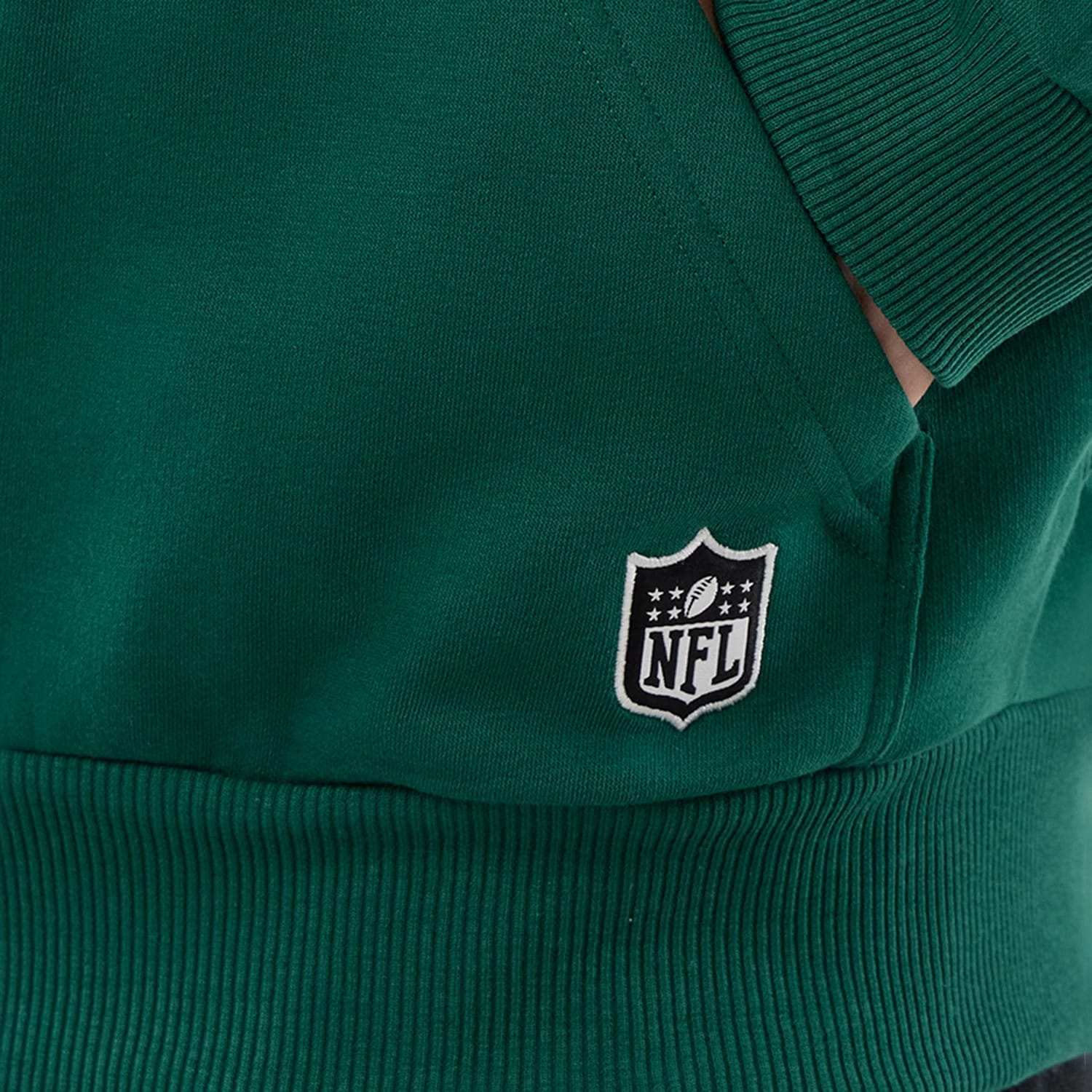 New York Jets NFL International Series Games Green Full Zip Hoodie - Image 6