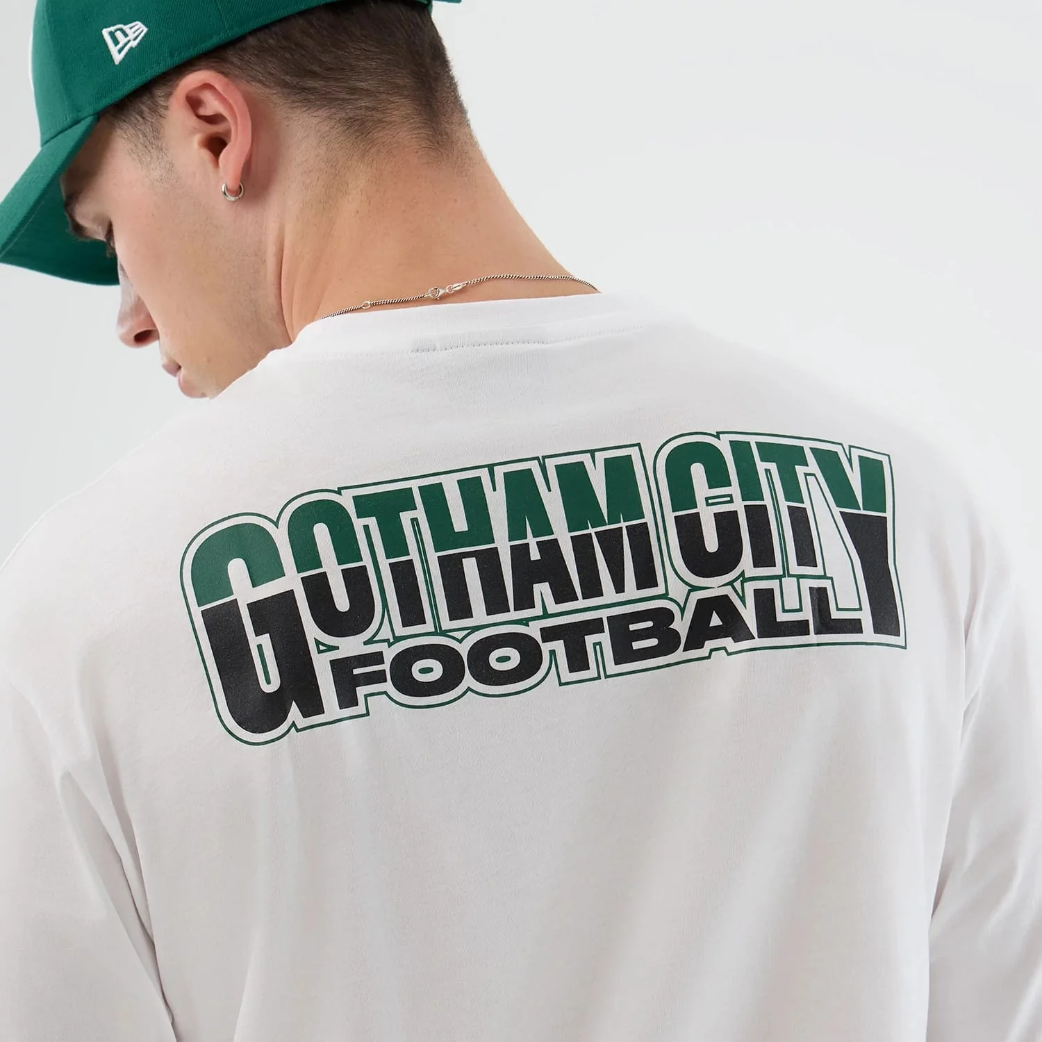 New York Jets NFL International Series Games White Oversized T-Shirt - Image 6