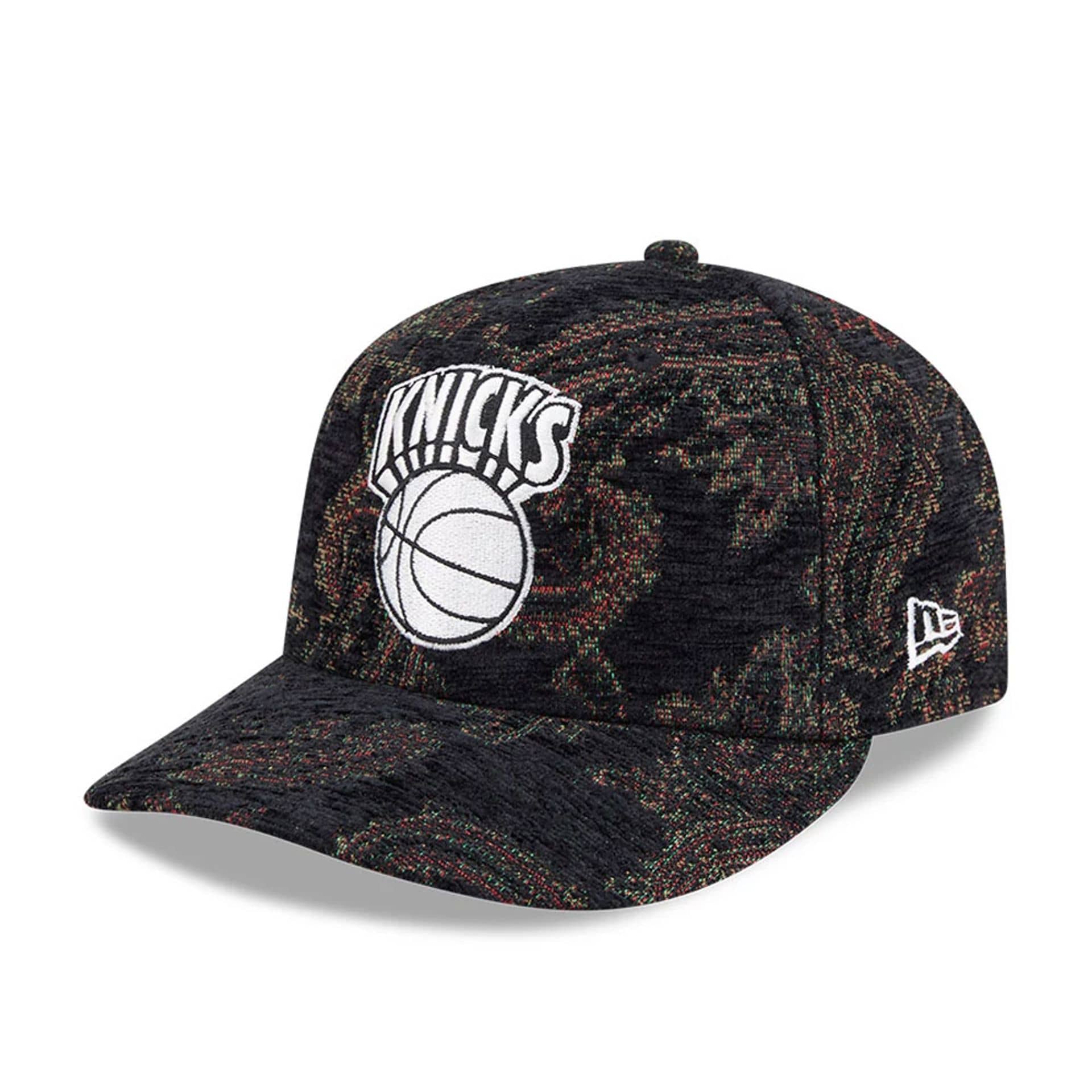 New York Knicks NBA Jacquard Chenille Black 59FIFTY Fitted Cap