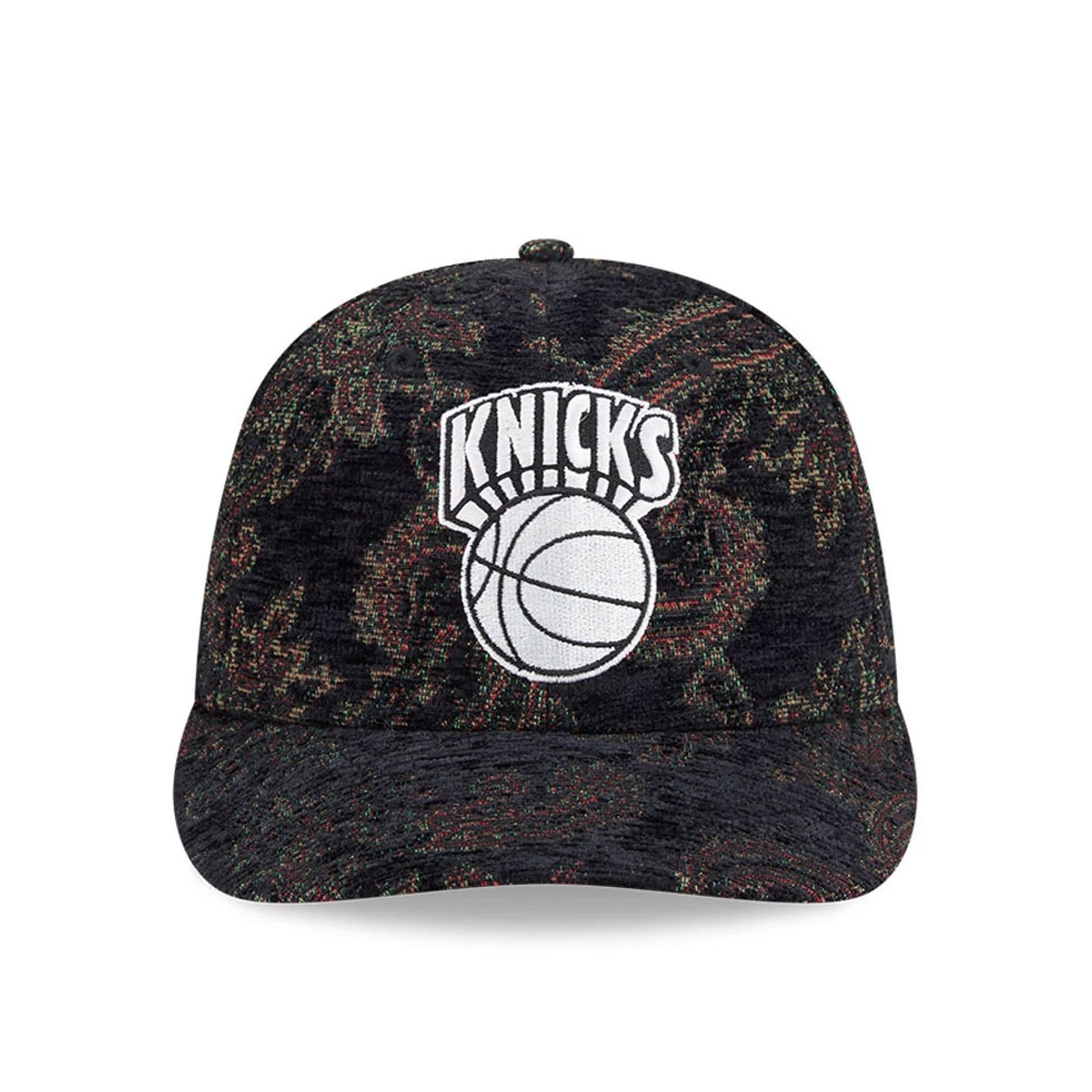 New York Knicks NBA Jacquard Chenille Black 59FIFTY Fitted Cap - Image 3