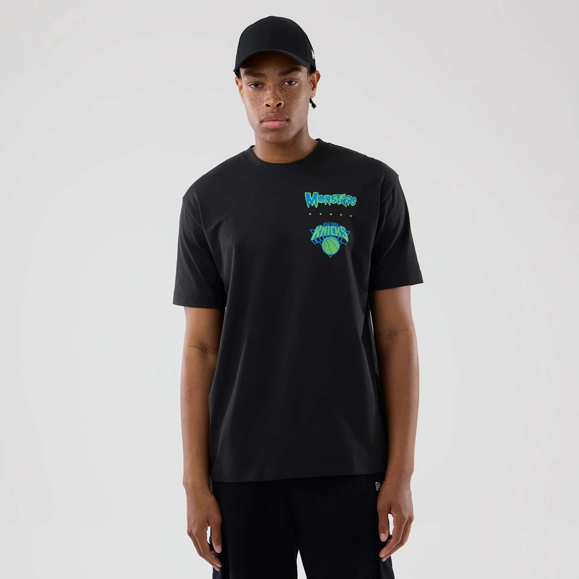 New York Knicks Space Jam 2 X NBA Black T-Shirt