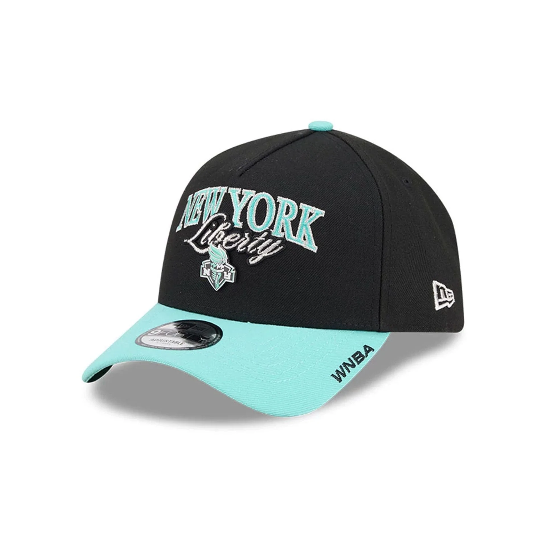 New York Liberty WNBA Tip Off 2026 Black 9FORTY A-Frame Adjustable Cap