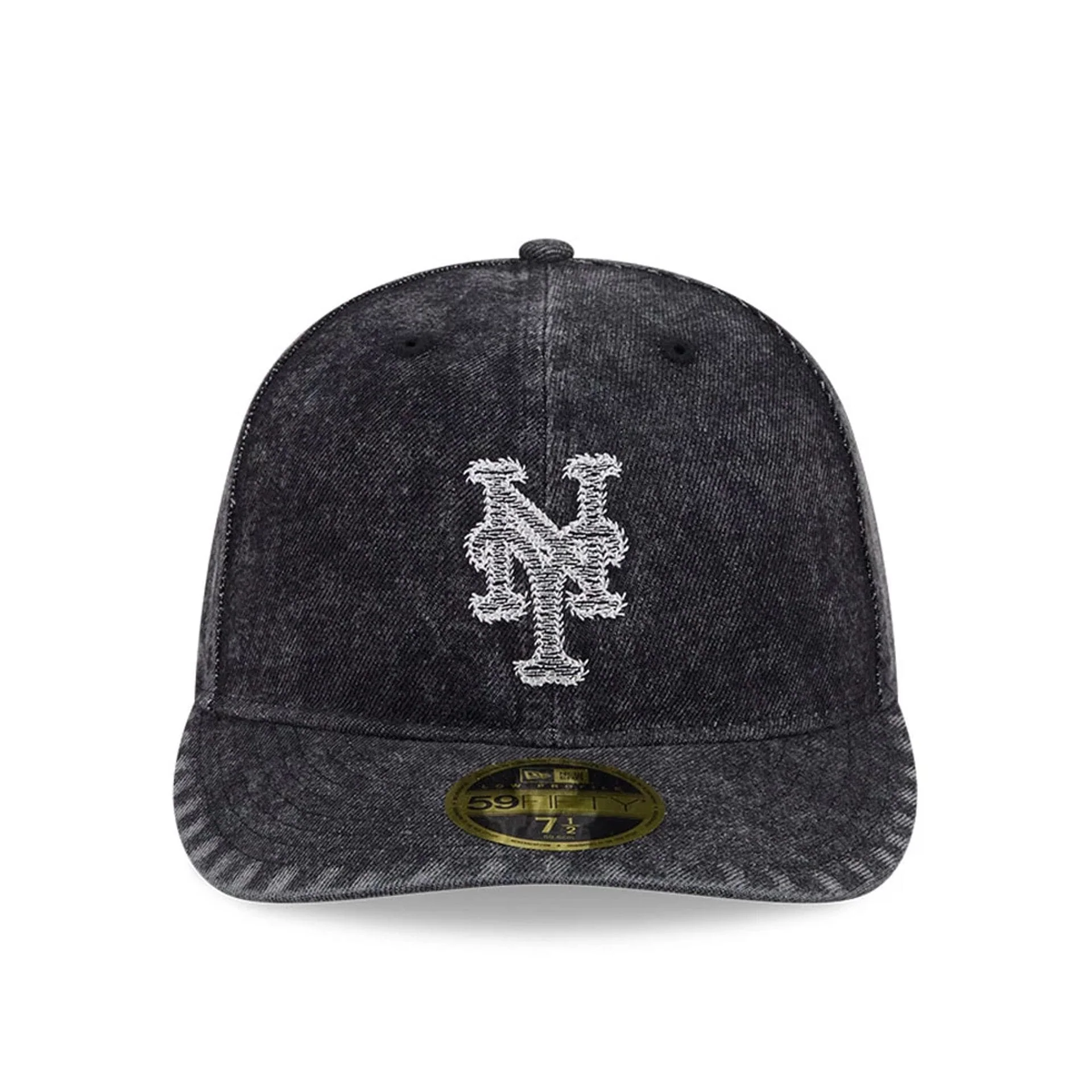 New York Mets MLB 59FIFTY Day Black Low Profile 59FIFTY Fitted Cap - Image 3