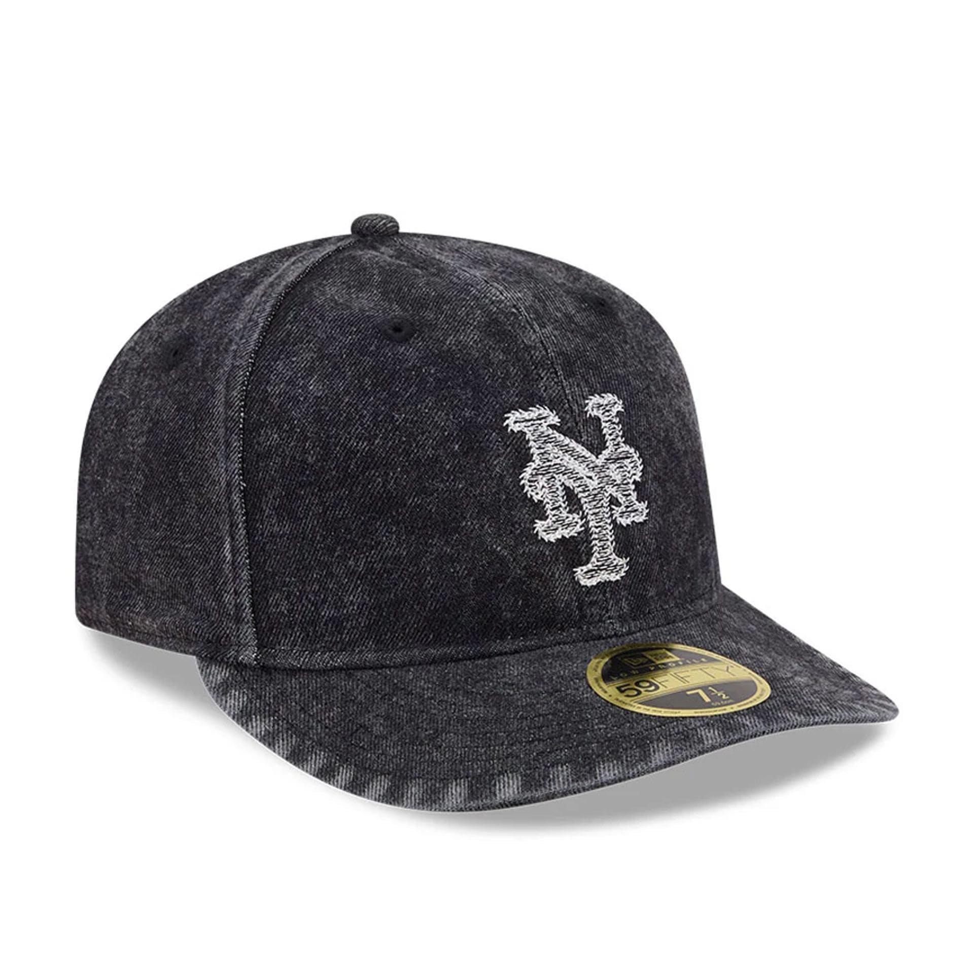 New York Mets MLB 59FIFTY Day Black Low Profile 59FIFTY Fitted Cap - Image 4