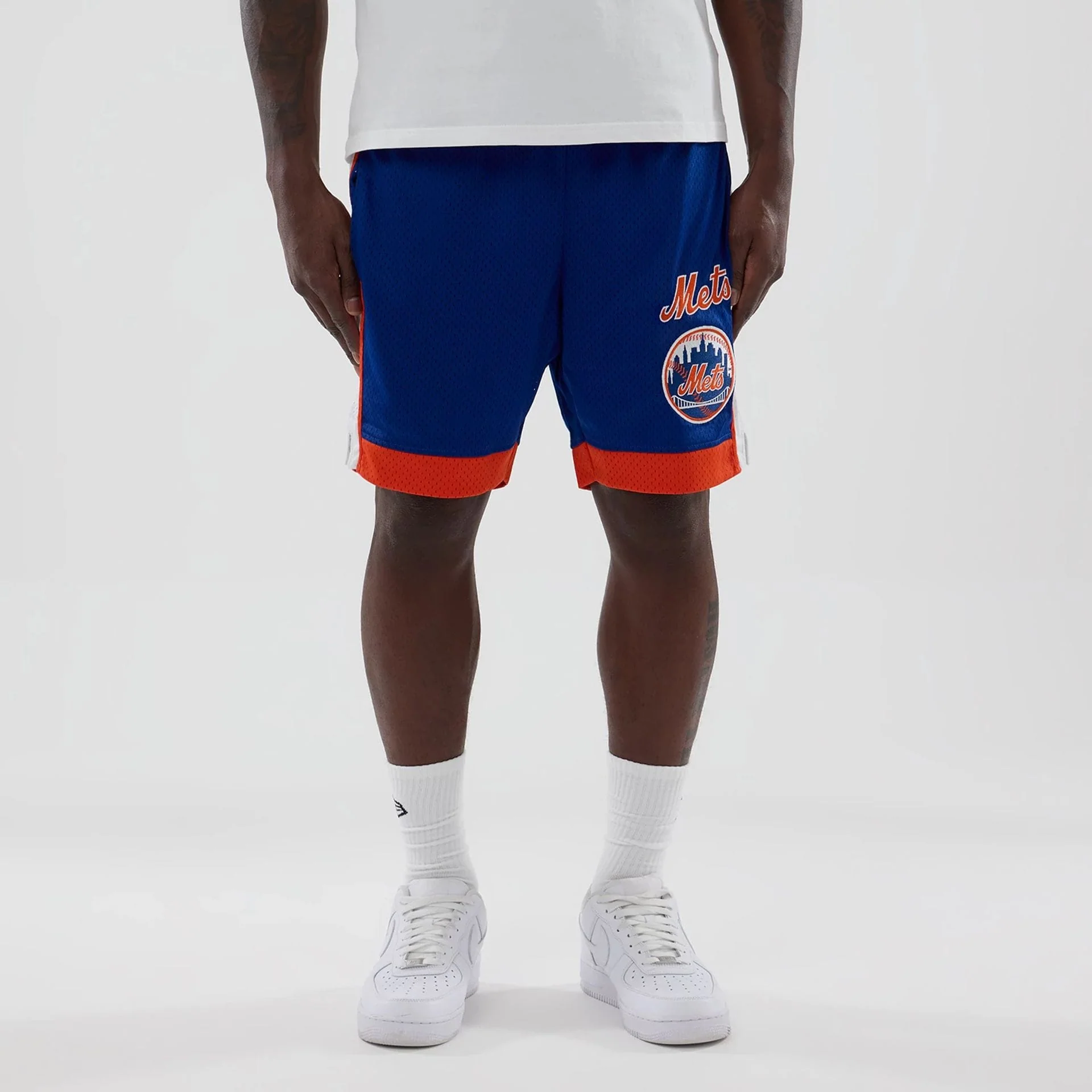 New York Mets MLB Blue Mesh Shorts