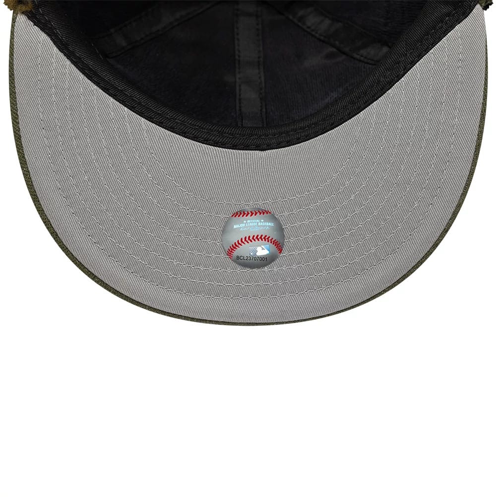 New York Mets MLB Camo Open Green Retro Crown 59FIFTY Fitted Cap - Image 3