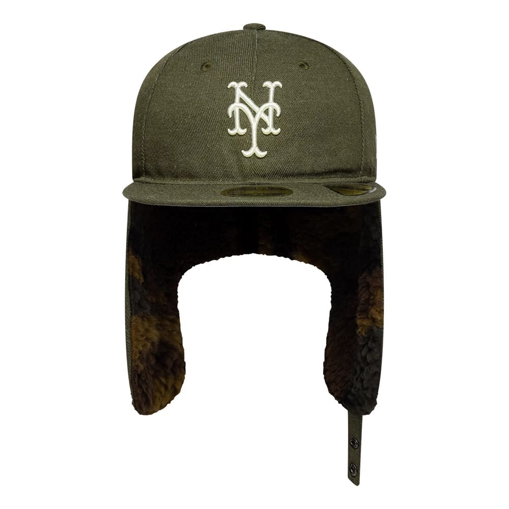 New York Mets MLB Camo Open Green Retro Crown 59FIFTY Fitted Cap - Image 7
