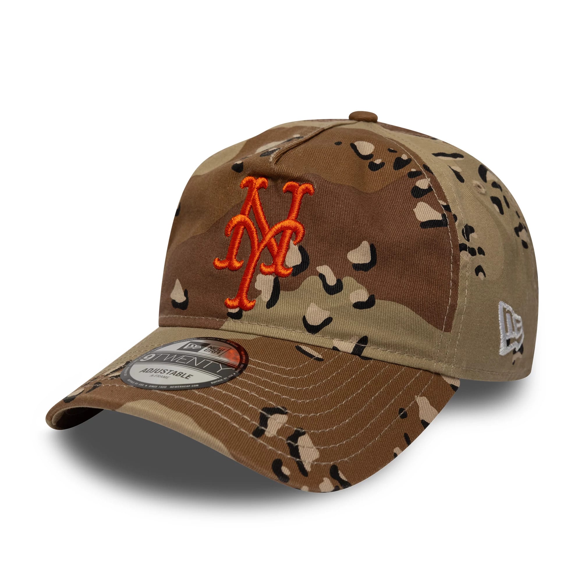 New York Mets MLB Camo Reserve Desert Camo 9TWENTY A-Frame Adjustable Cap