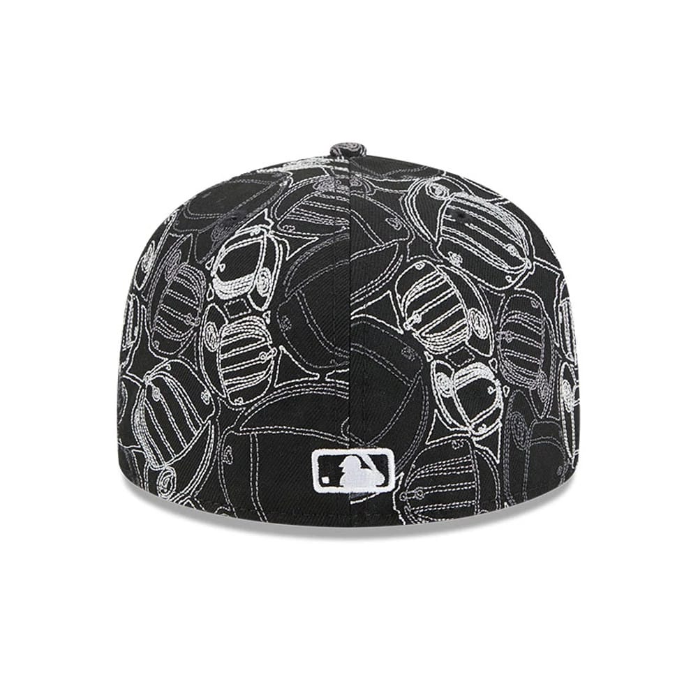 New York Mets MLB Cap Scramble Black 59FIFTY Fitted Cap - Image 5