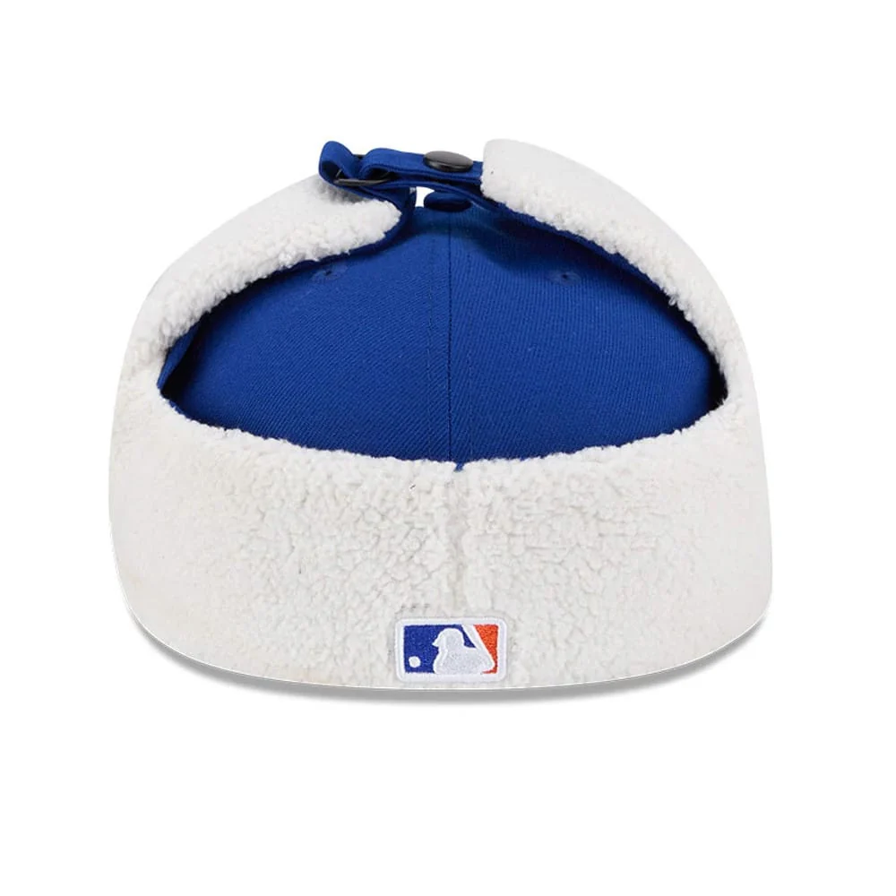 New York Mets MLB Classic Blue Dogear 59FIFTY Fitted Cap - Image 7