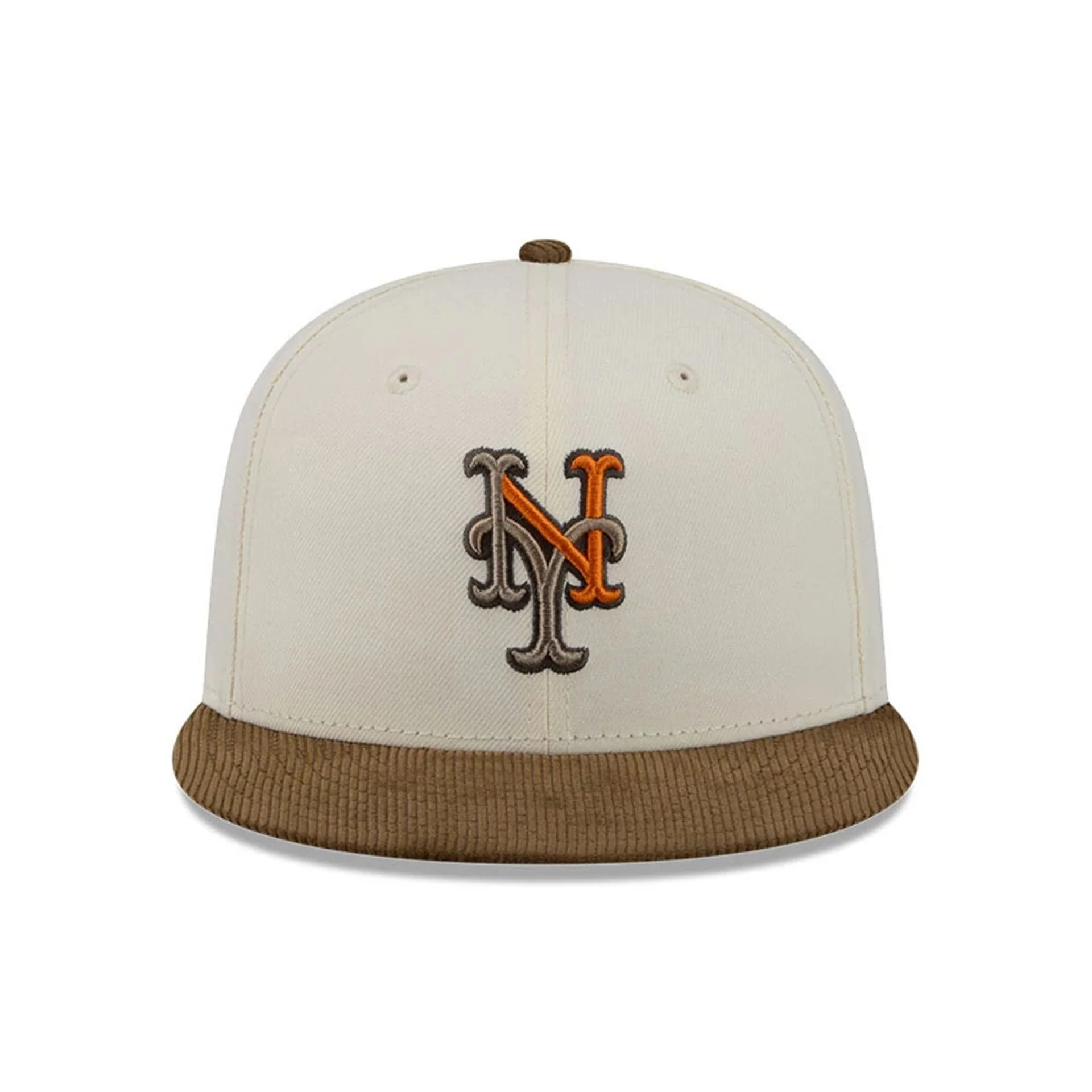 New York Mets MLB Cord Visor White 59FIFTY Fitted Cap - Image 3