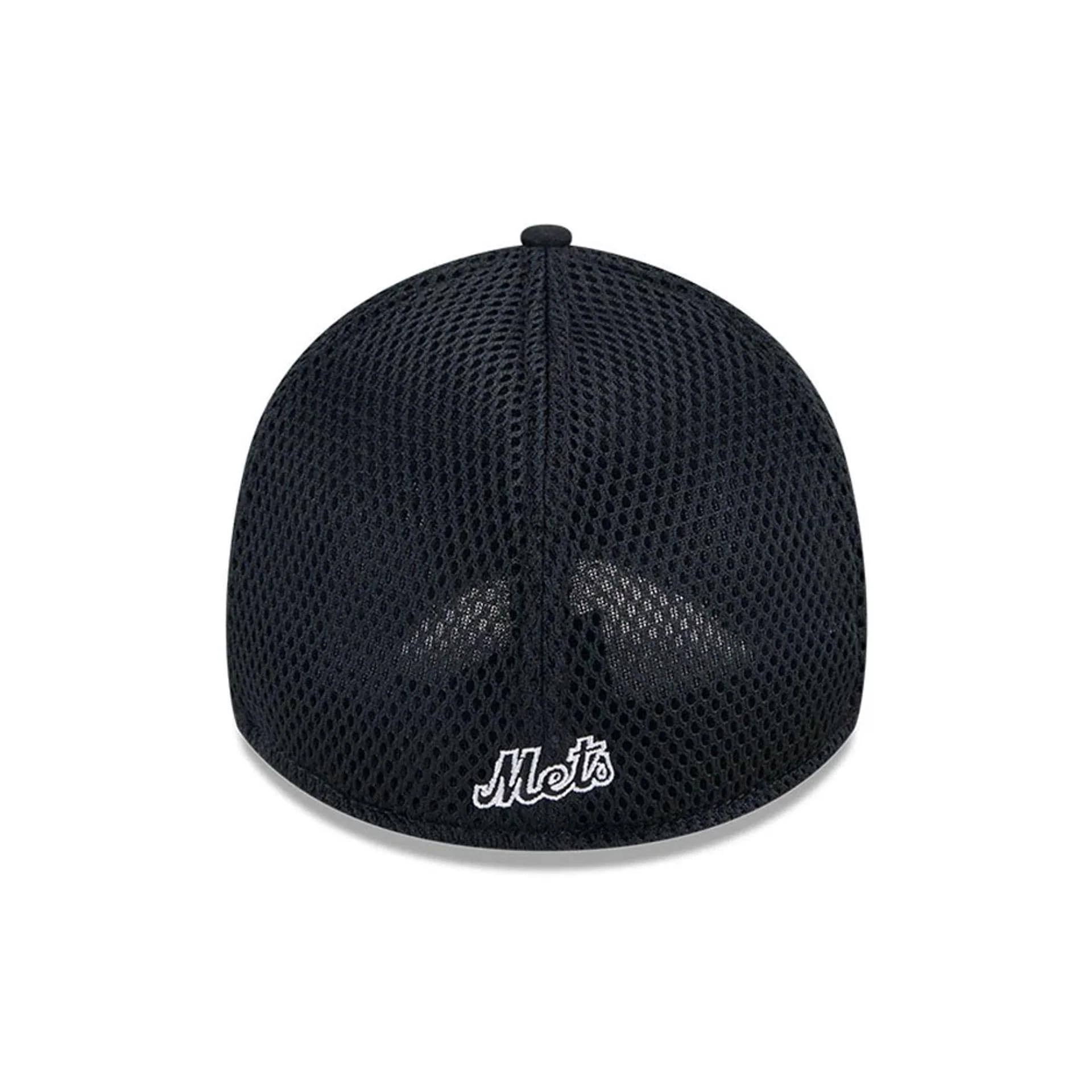 New York Mets MLB Evergreen Neo Black 39THIRTY Stretch Fit Cap - Image 2