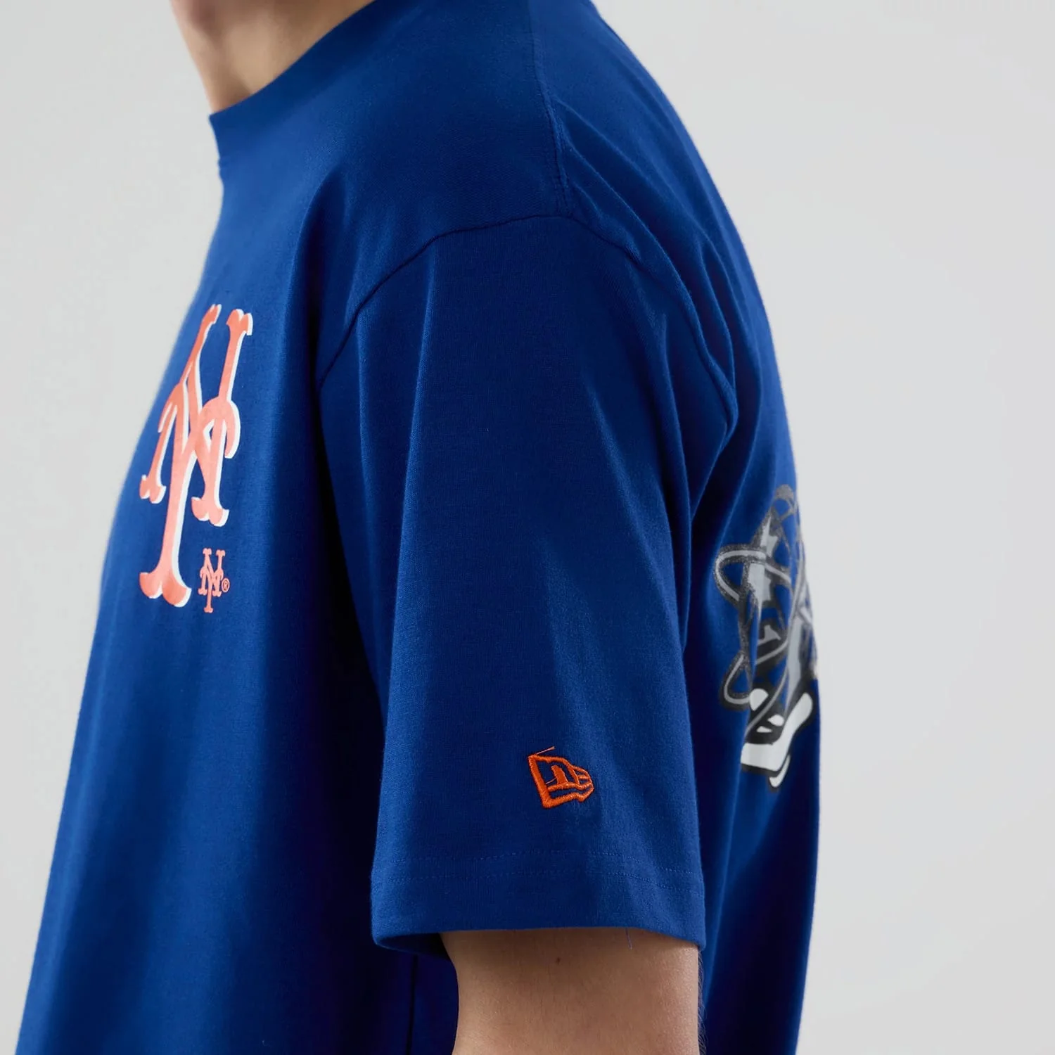 New York Mets MLB Graphic Blue T-Shirt - Image 5