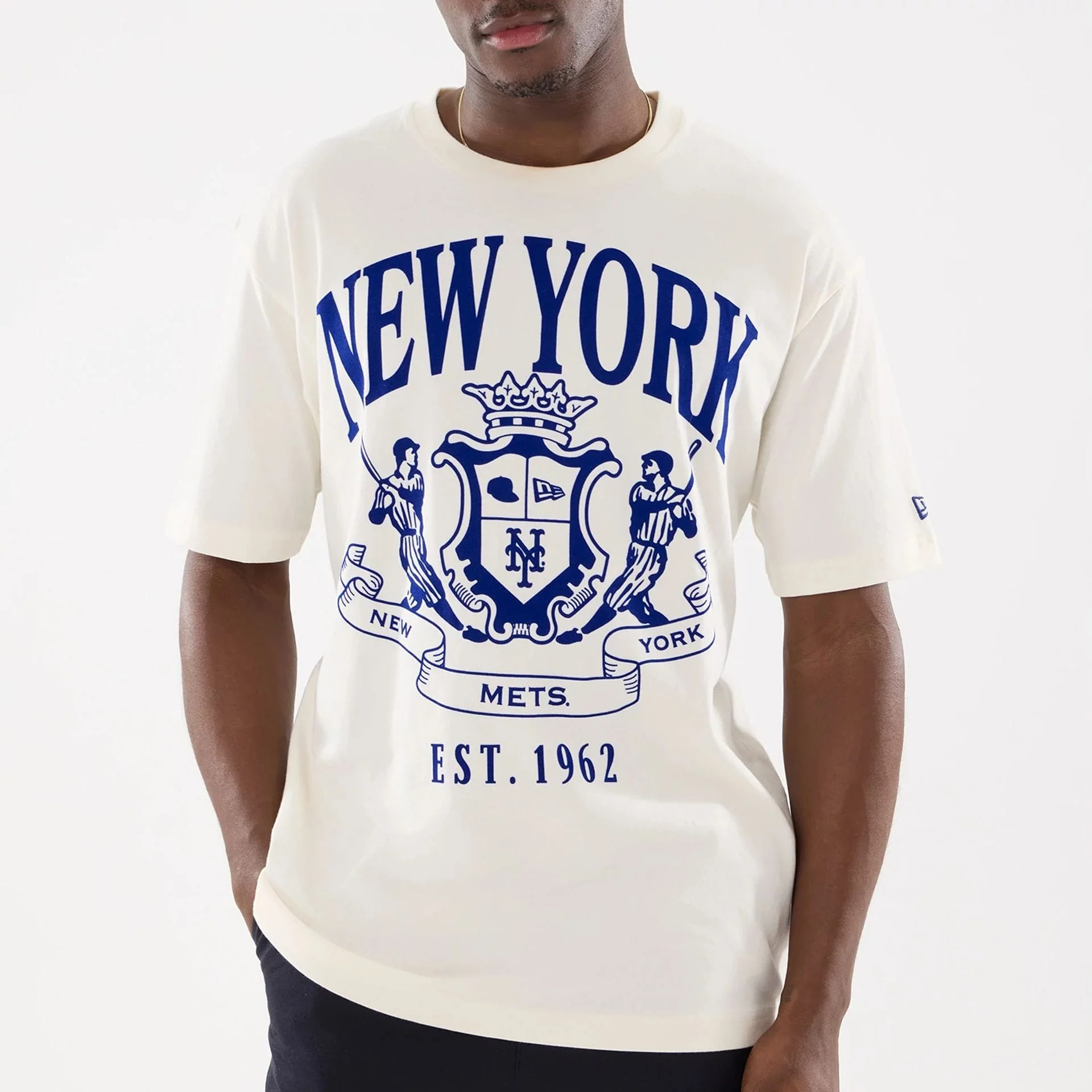New York Mets MLB Life Graphic Light Beige T-Shirt - Image 3