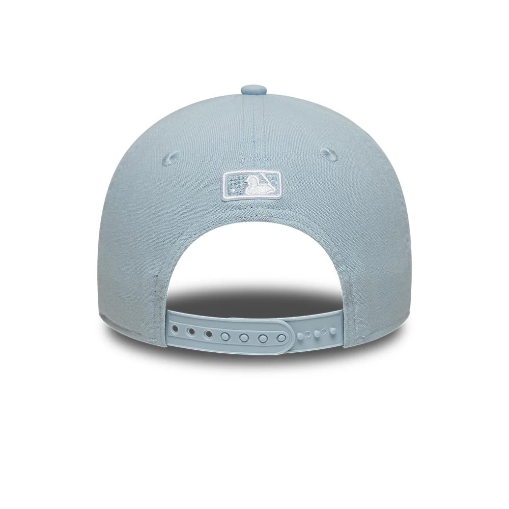 New York Mets MLB Linen Pastel Blue 9FORTY M-Crown Adjustable Cap - Image 4
