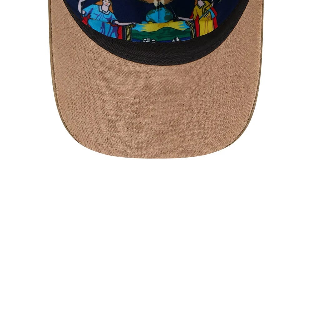 New York Mets MLB Open Brown 9TWENTY A-Frame Adjustable Cap - Image 7
