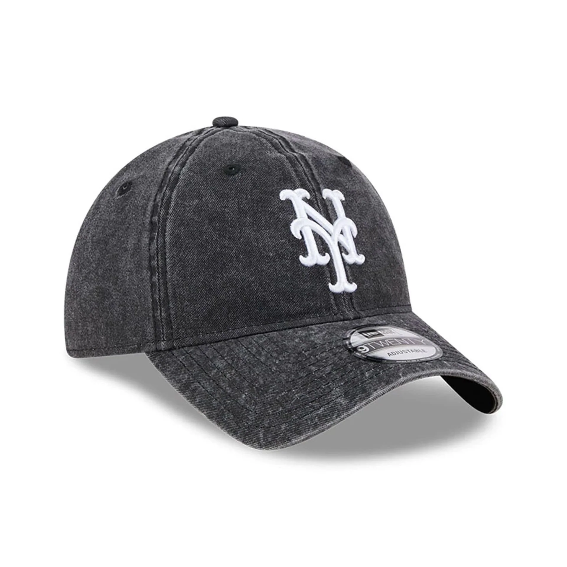 New York Mets MLB Overwash Black 9TWENTY Adjustable Cap - Image 3