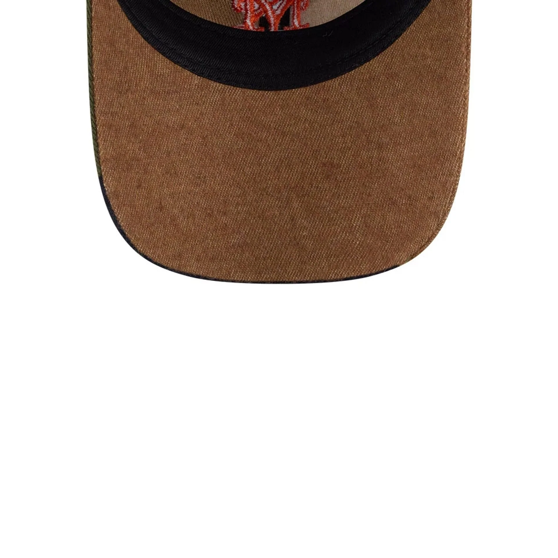 New York Mets MLB Patchwork Open Brown 9TWENTY Adjustable Cap - Image 7