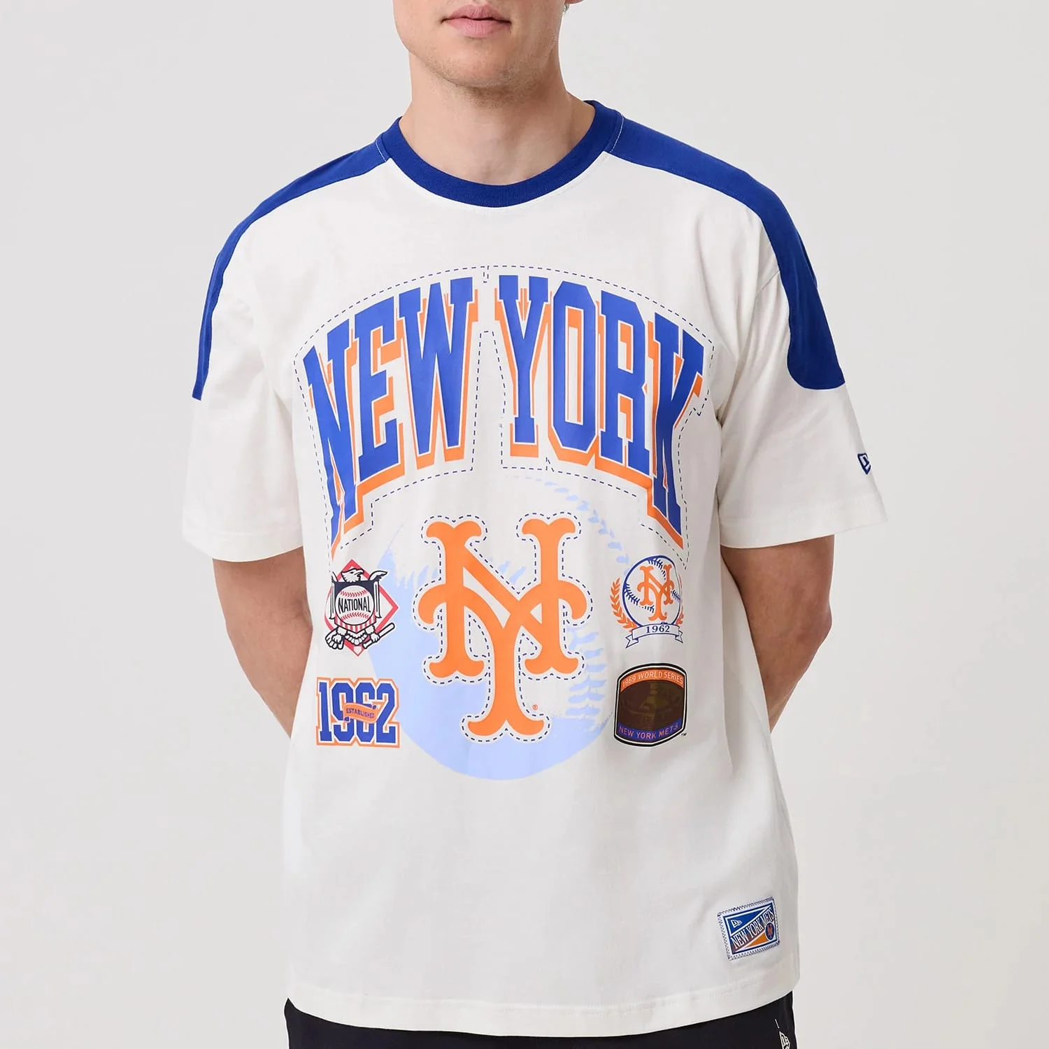 New York Mets MLB Sport Classic White T-Shirt - Image 3