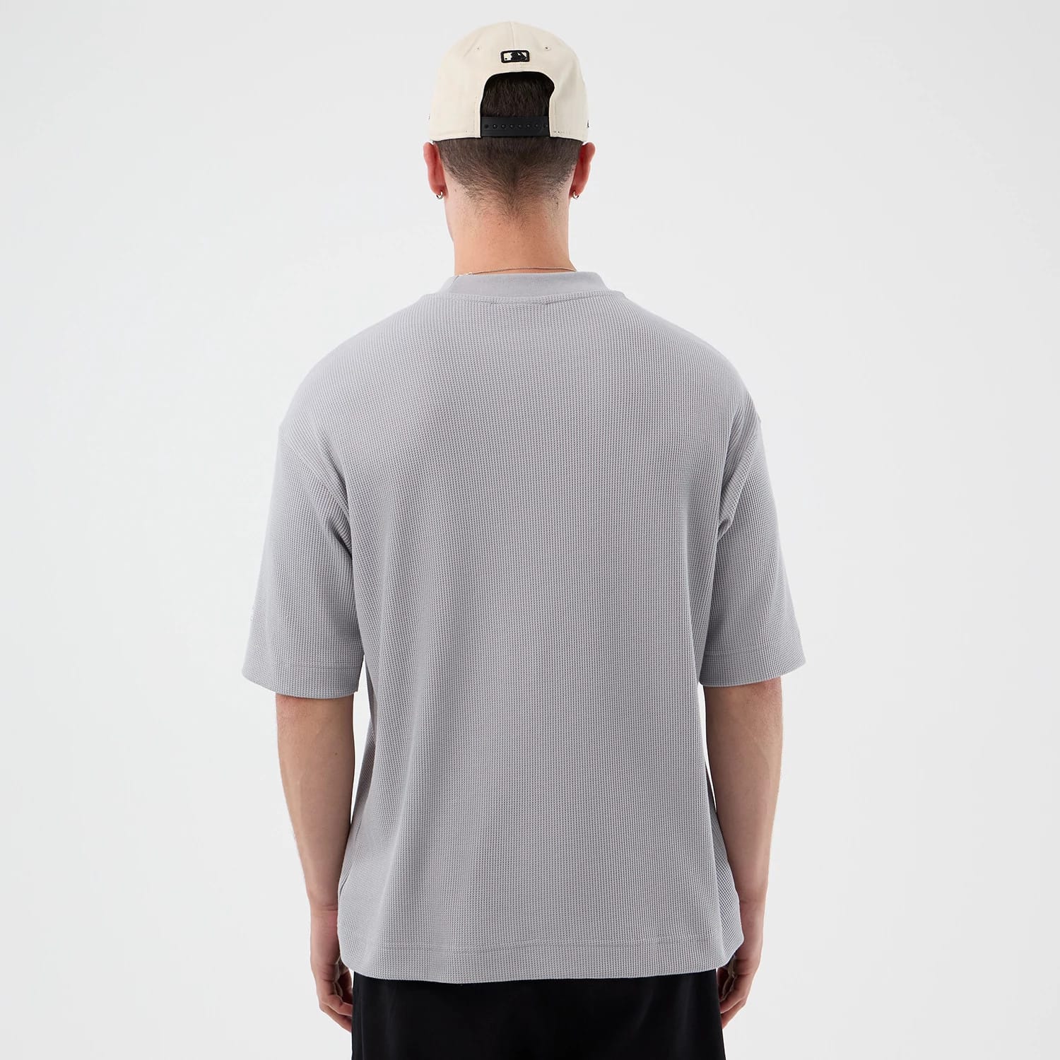 New York Mets MLB Waffle Grey T-Shirt - Image 2