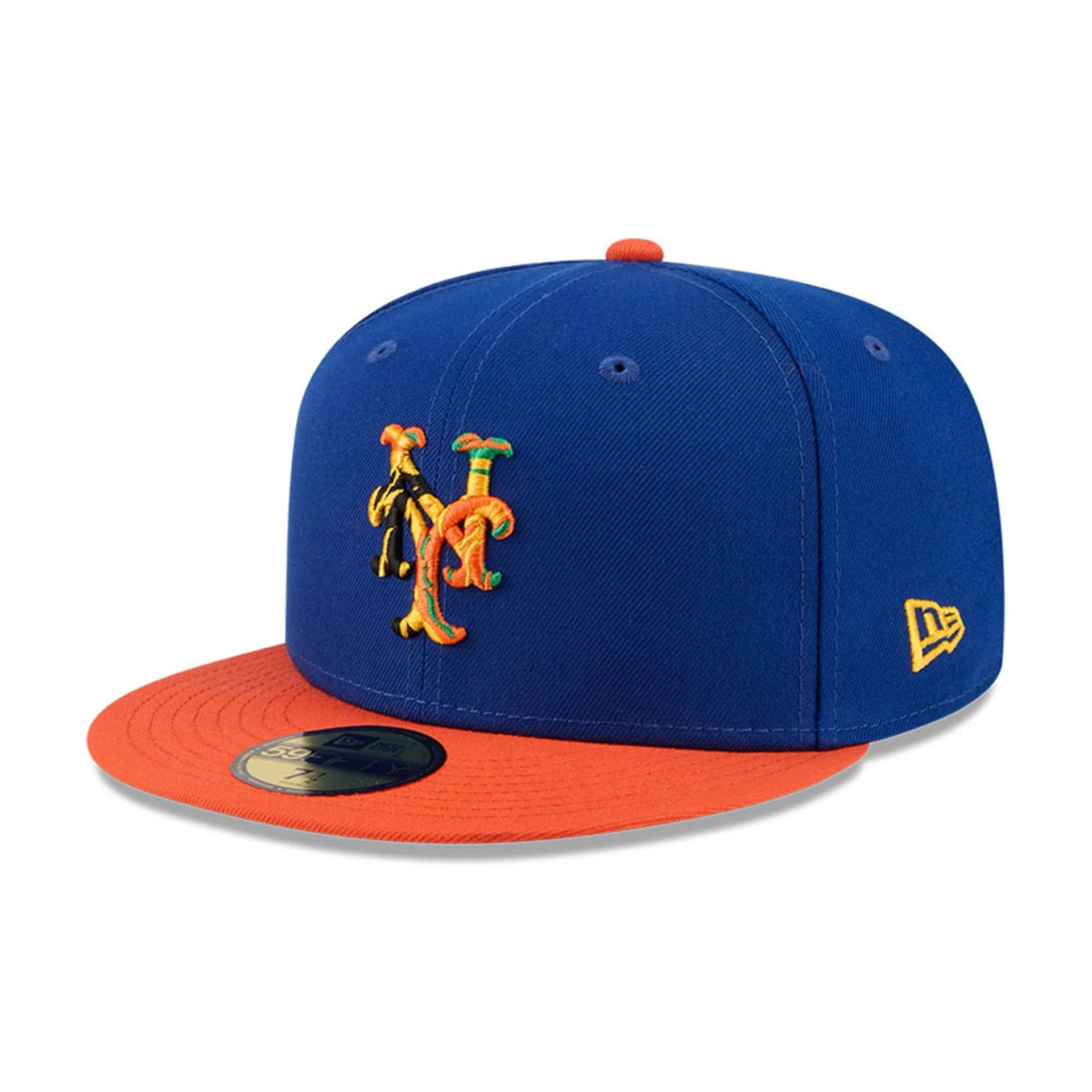 New York Mets MLB X Coming To America Blue 59FIFTY Fitted Cap - Image 4