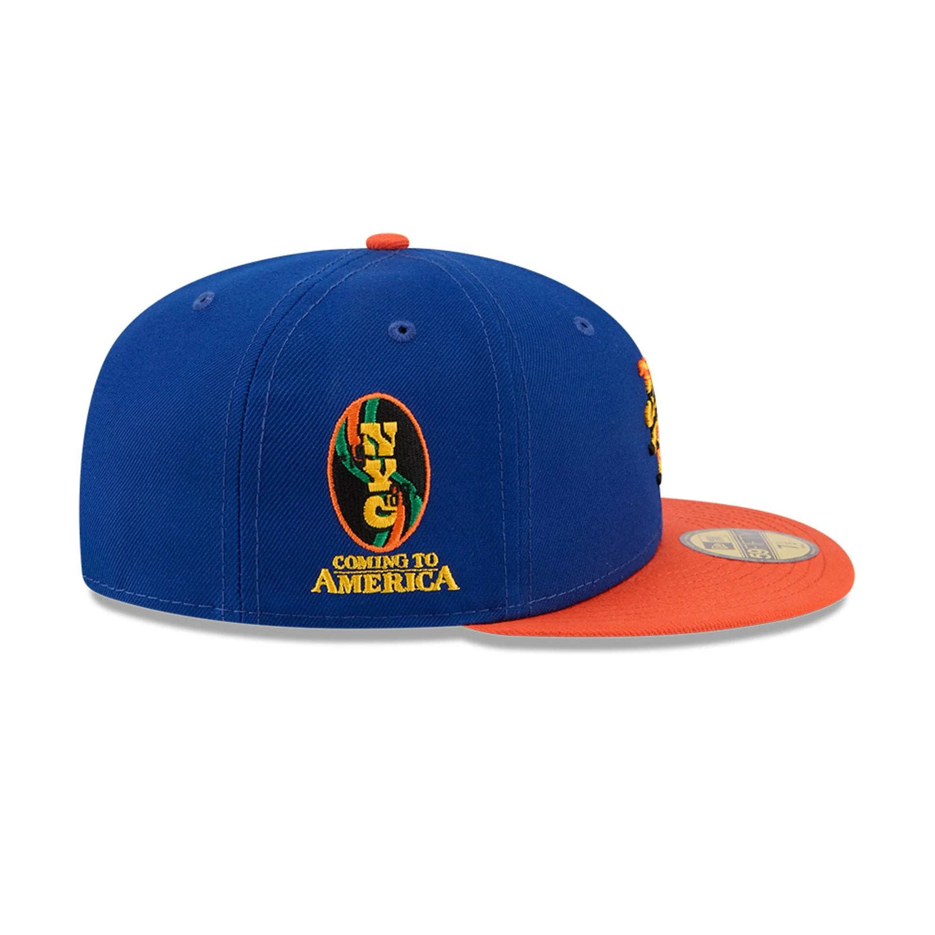New York Mets MLB X Coming To America Blue 59FIFTY Fitted Cap - Image 6