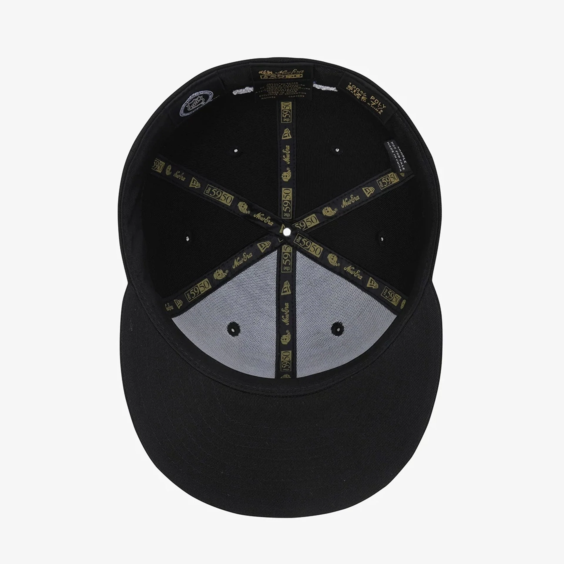 New York Rangers NHL 59FIFTY Day Black 59FIFTY Fitted Cap - Image 5