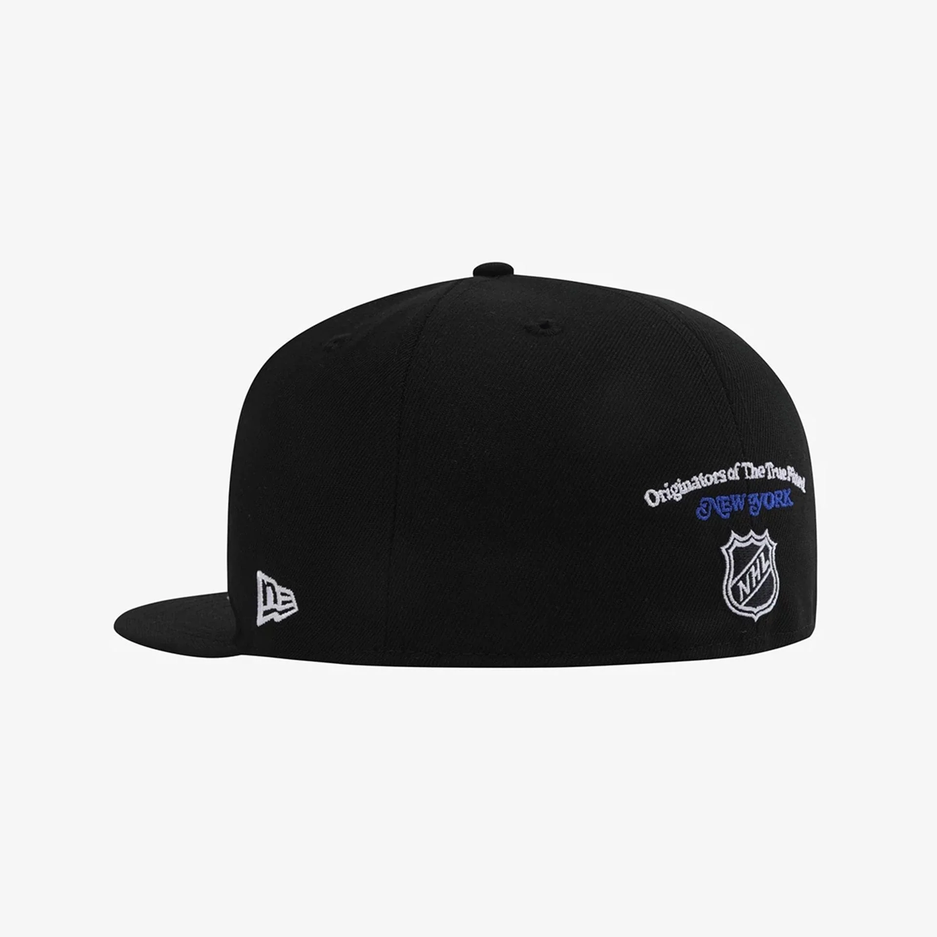 New York Rangers NHL 59FIFTY Day Black 59FIFTY Fitted Cap - Image 6