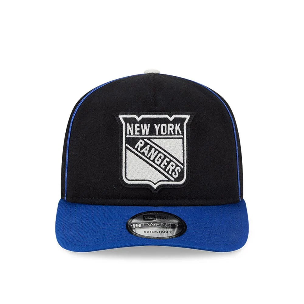 New York Rangers NHL Felt Logo Blue 19TWENTY Adjustable Cap - Image 3