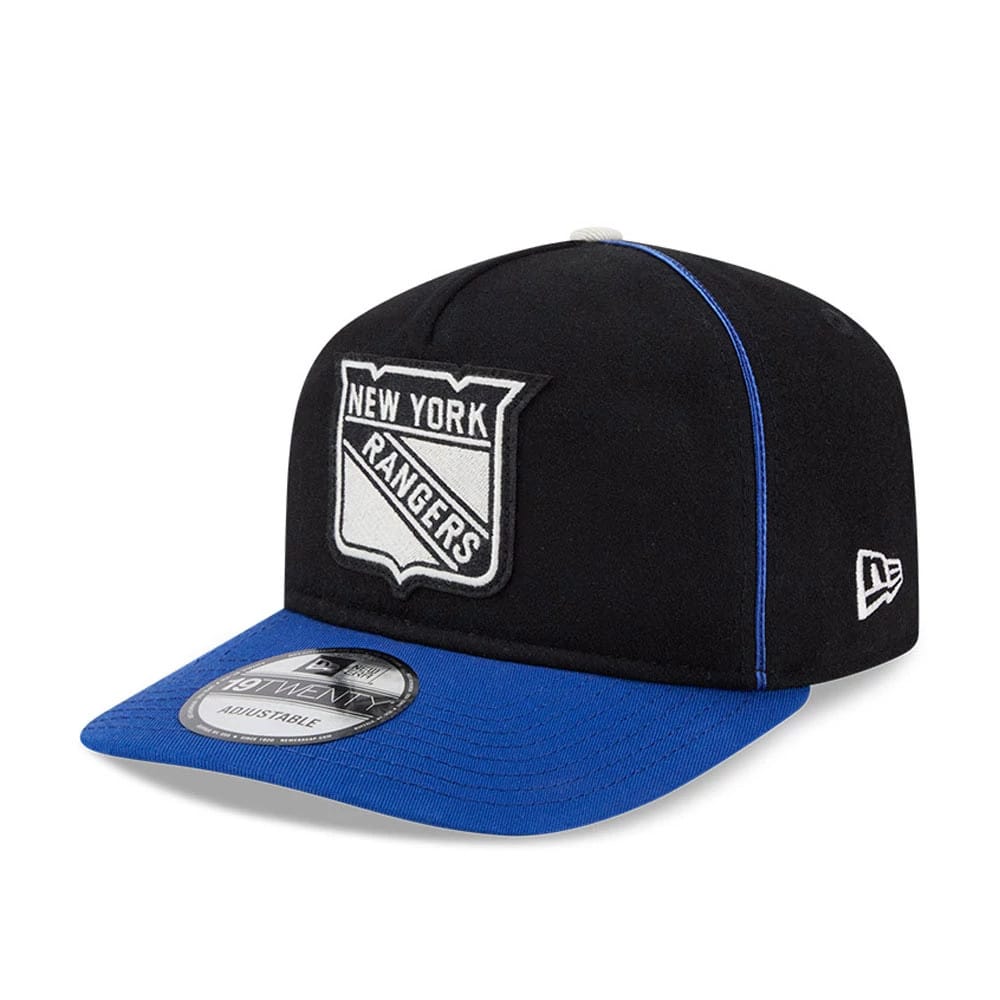 New York Rangers NHL Felt Logo Blue 19TWENTY Adjustable Cap - Image 4