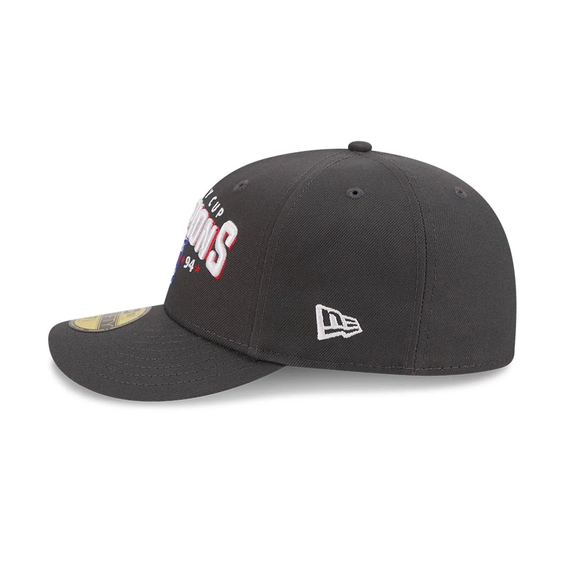 New York Rangers NHL Stanley Cup Champions Dark Grey 59FIFTY Fitted Cap - Image 6