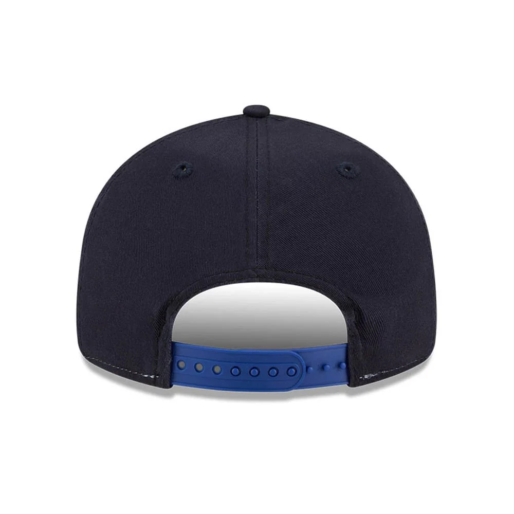 New York Rangers NHL Team Stripes Blue Retro Crown 9FIFTY Adjustable Cap - Image 4